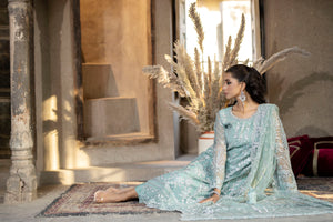 AL-3653 - Blue - Luxury Pret - Sherry's wardrobe