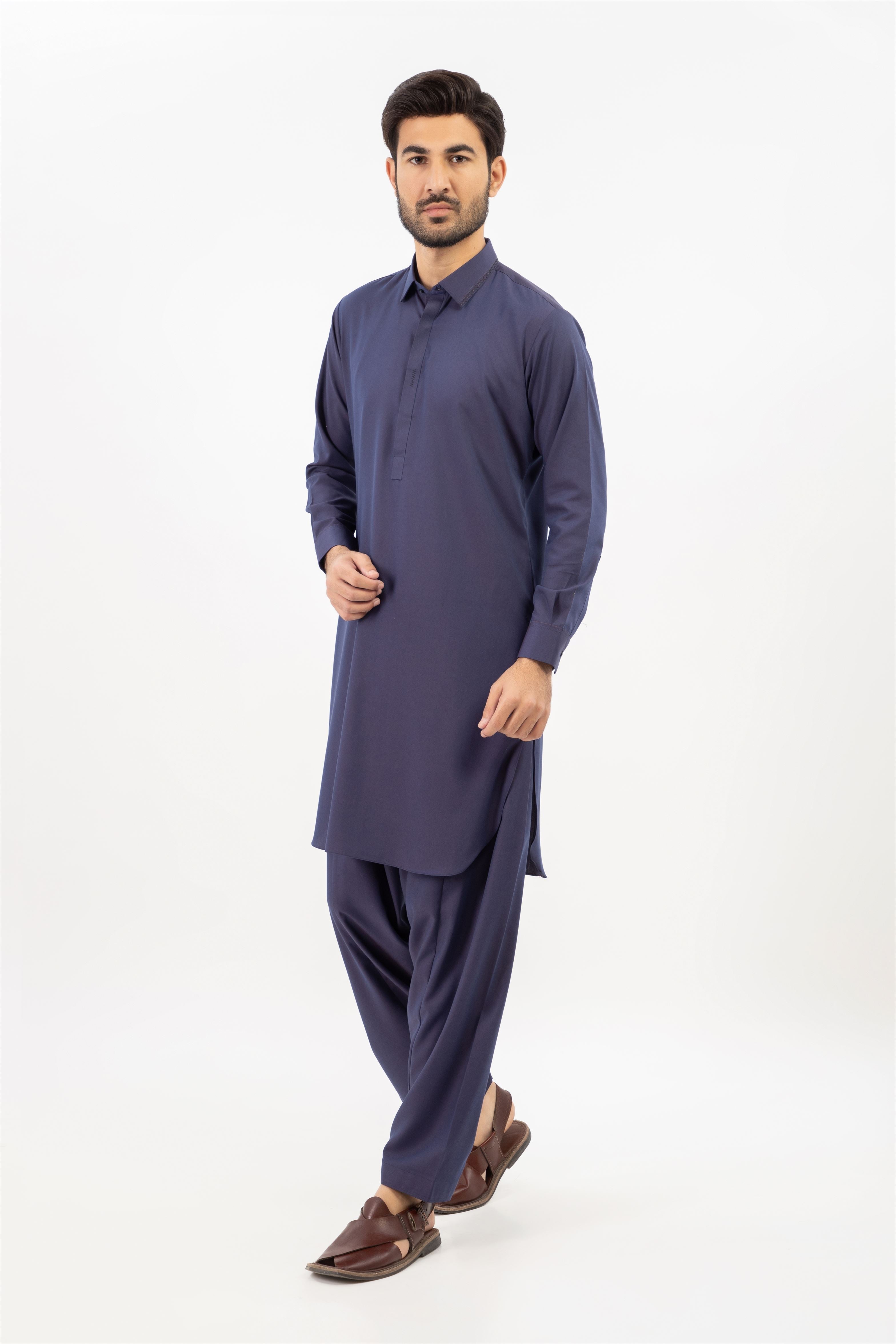 MEN SHALWAR KAMEEZ BLUE