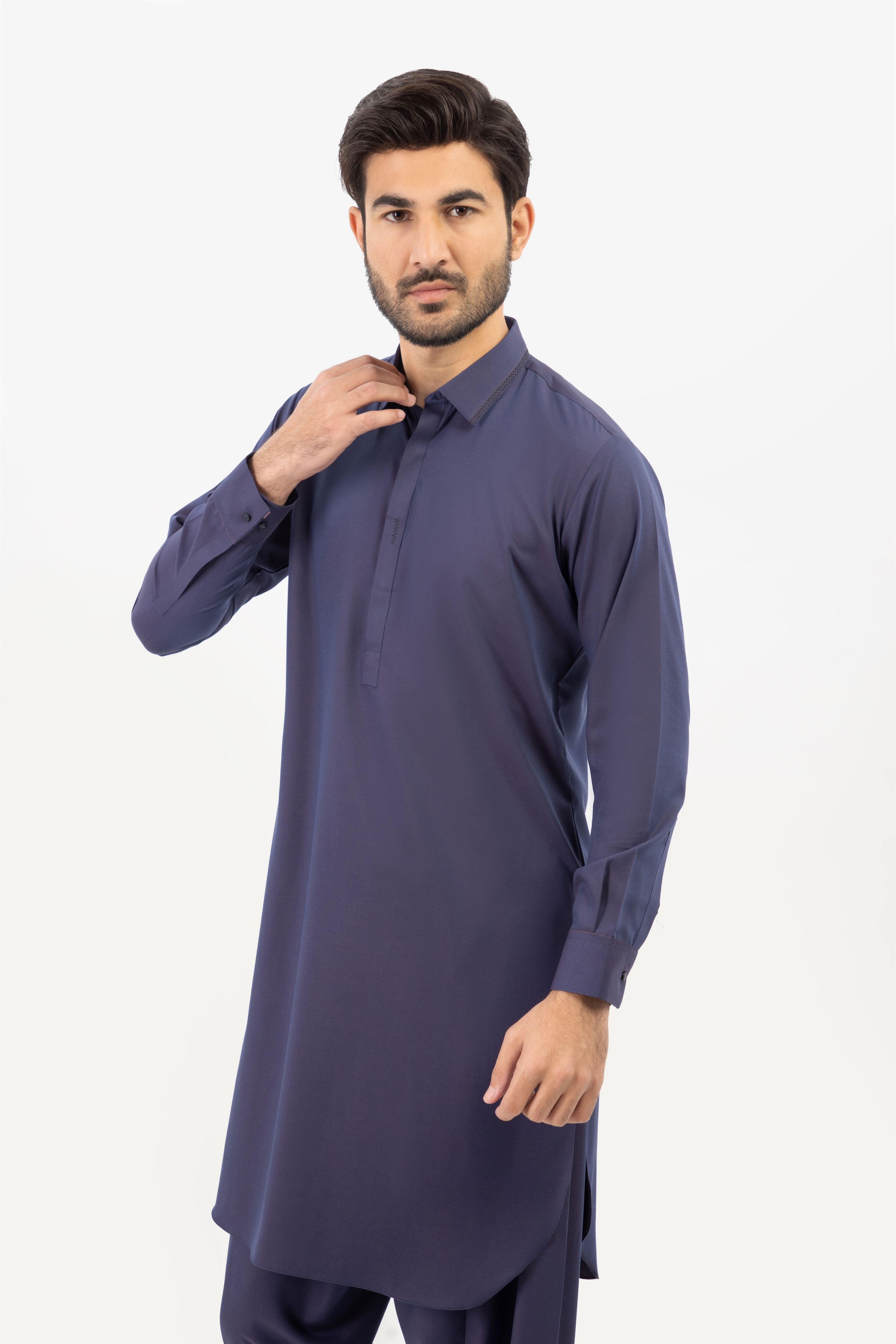 MEN SHALWAR KAMEEZ BLUE