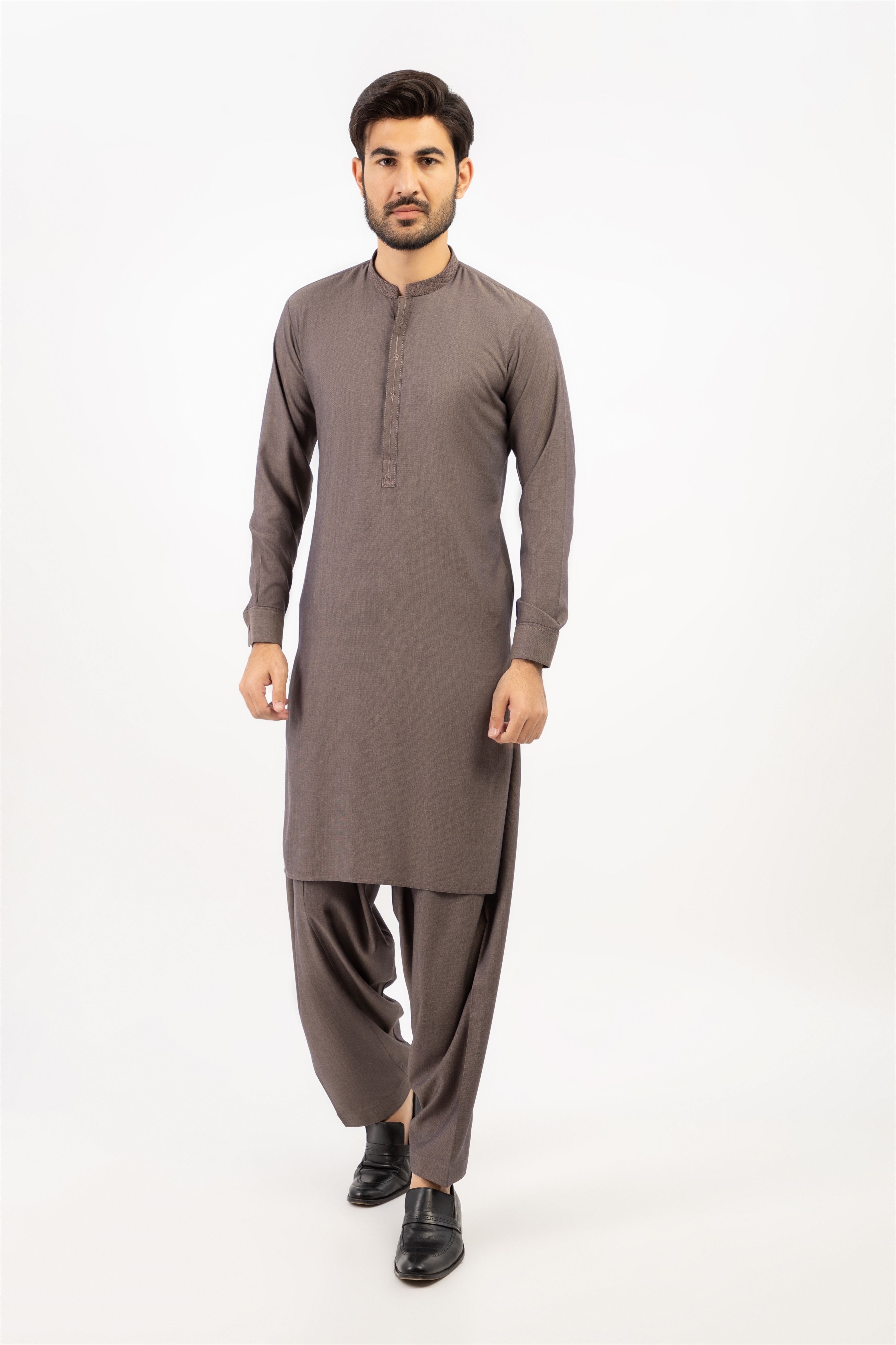 MEN SHALWAR KAMEEZ BEIGE