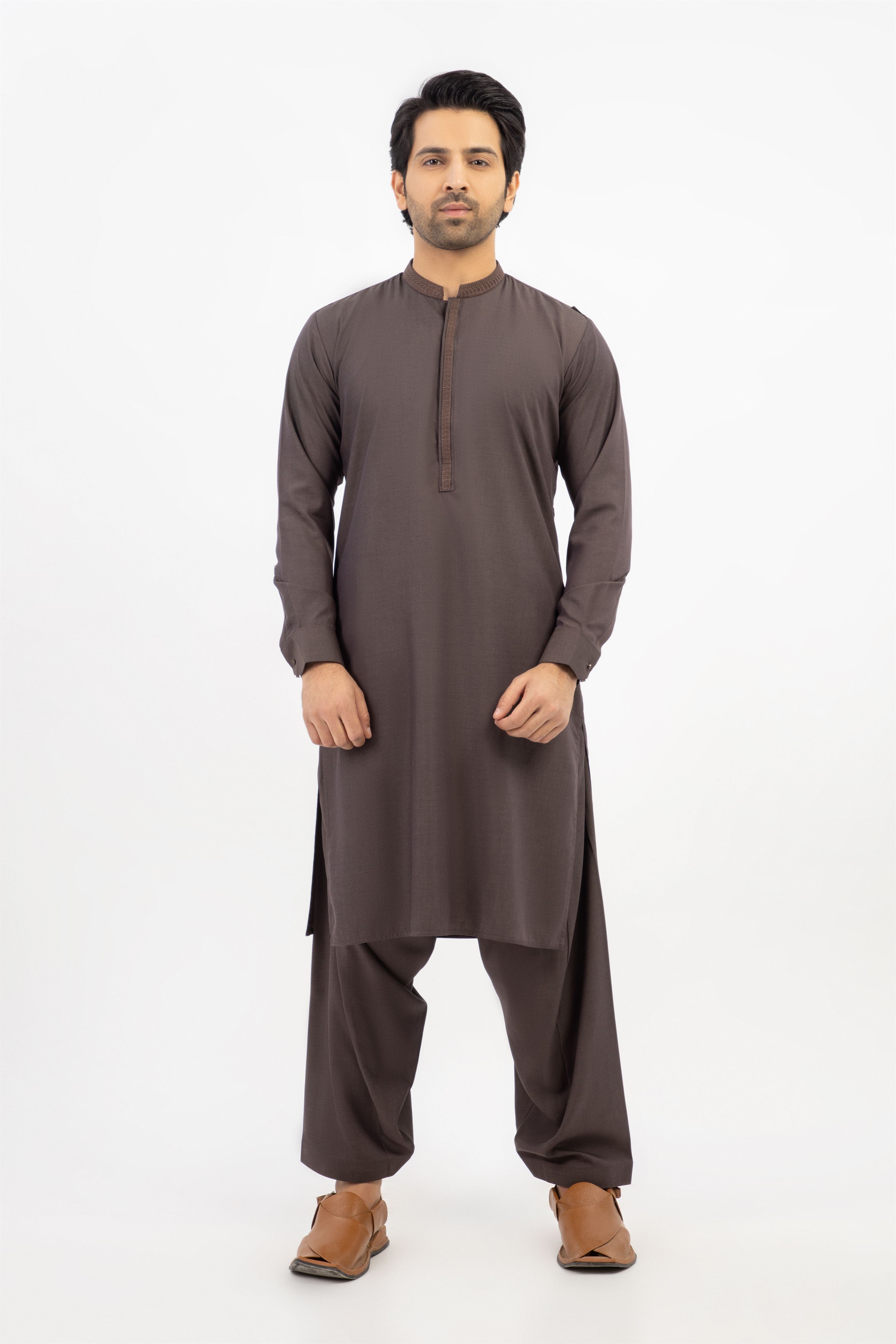 BEIGE MEN SHALWAR KAMEEZ