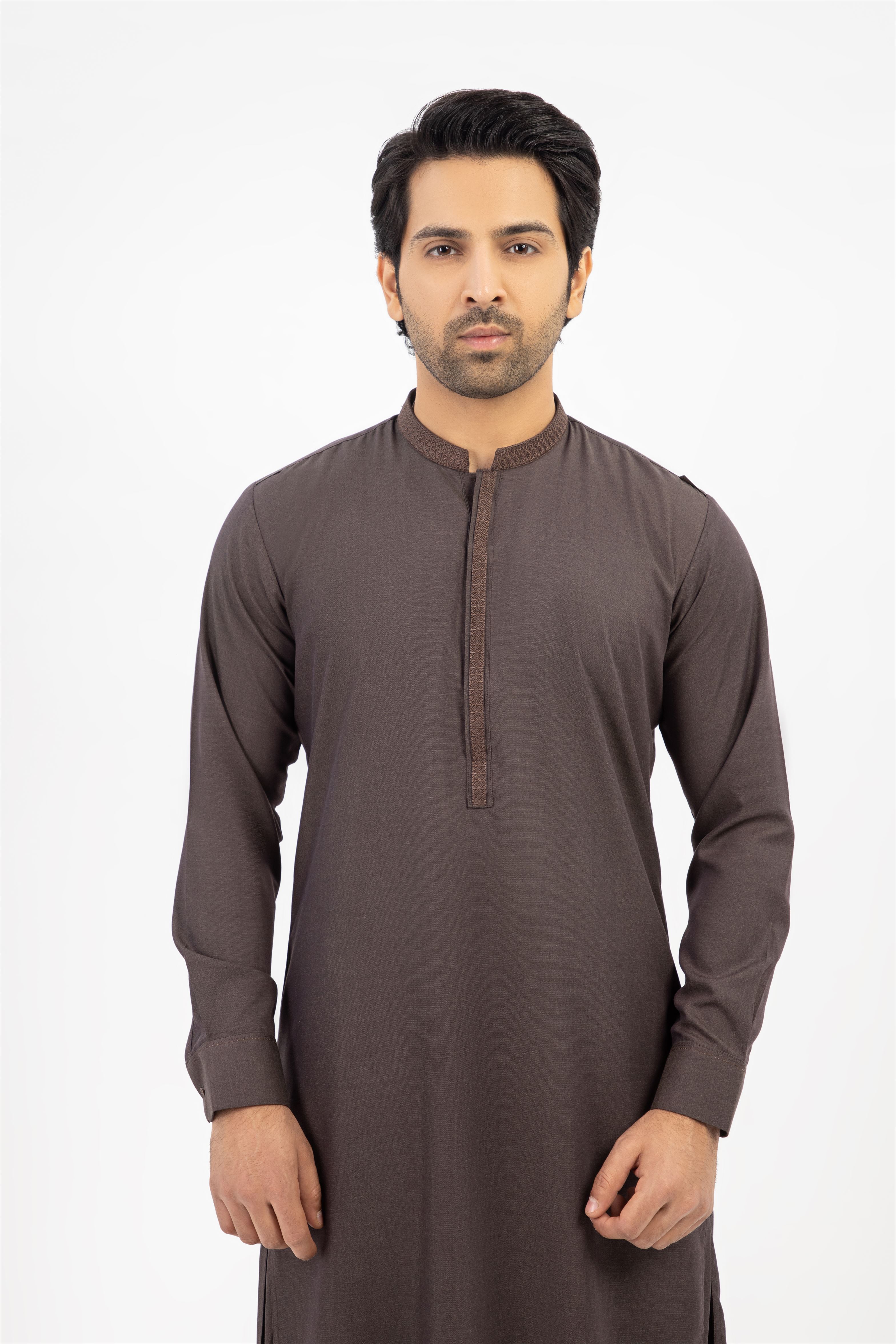 BEIGE MEN SHALWAR KAMEEZ