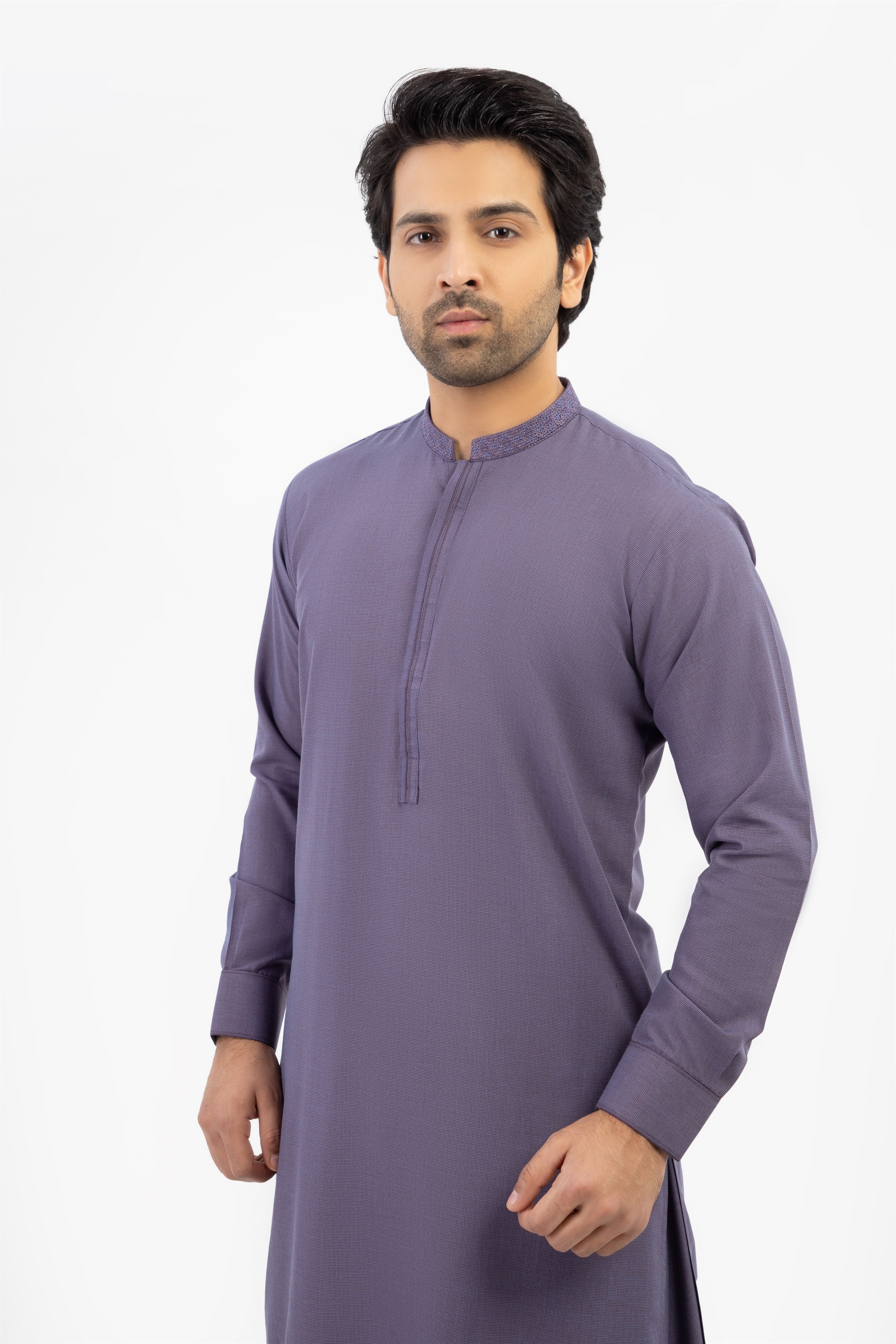 MEN SHALWAR KAMEEZ PURPLE