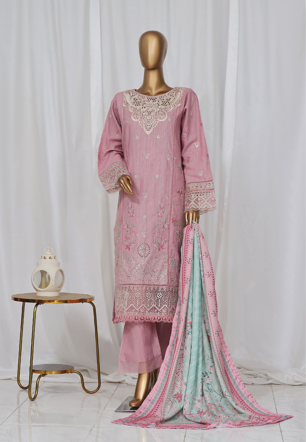 SB Luxury Embroidered Khaddar D-3401