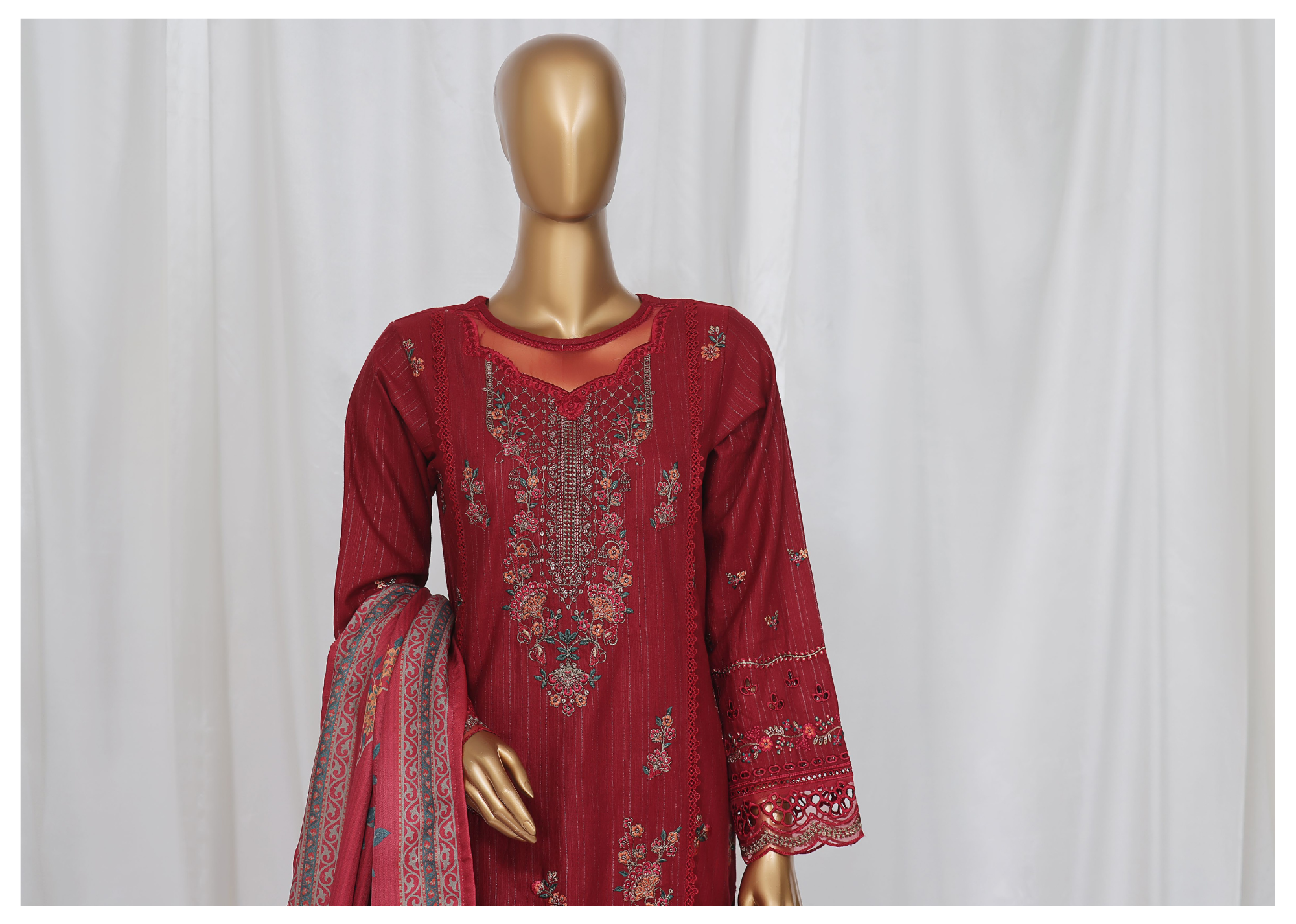 SB Luxury Embroidered Khaddar D-3402