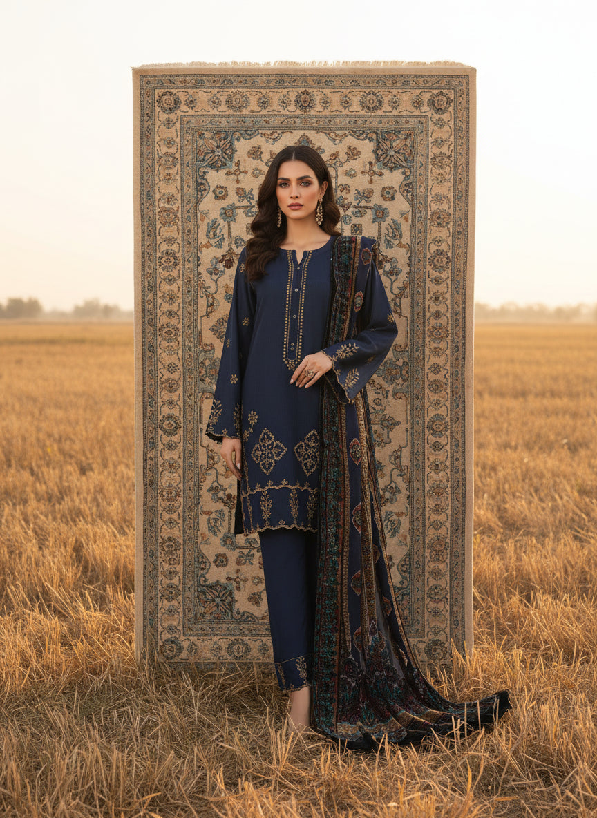 Royal - SB Viscose with palachi shawl