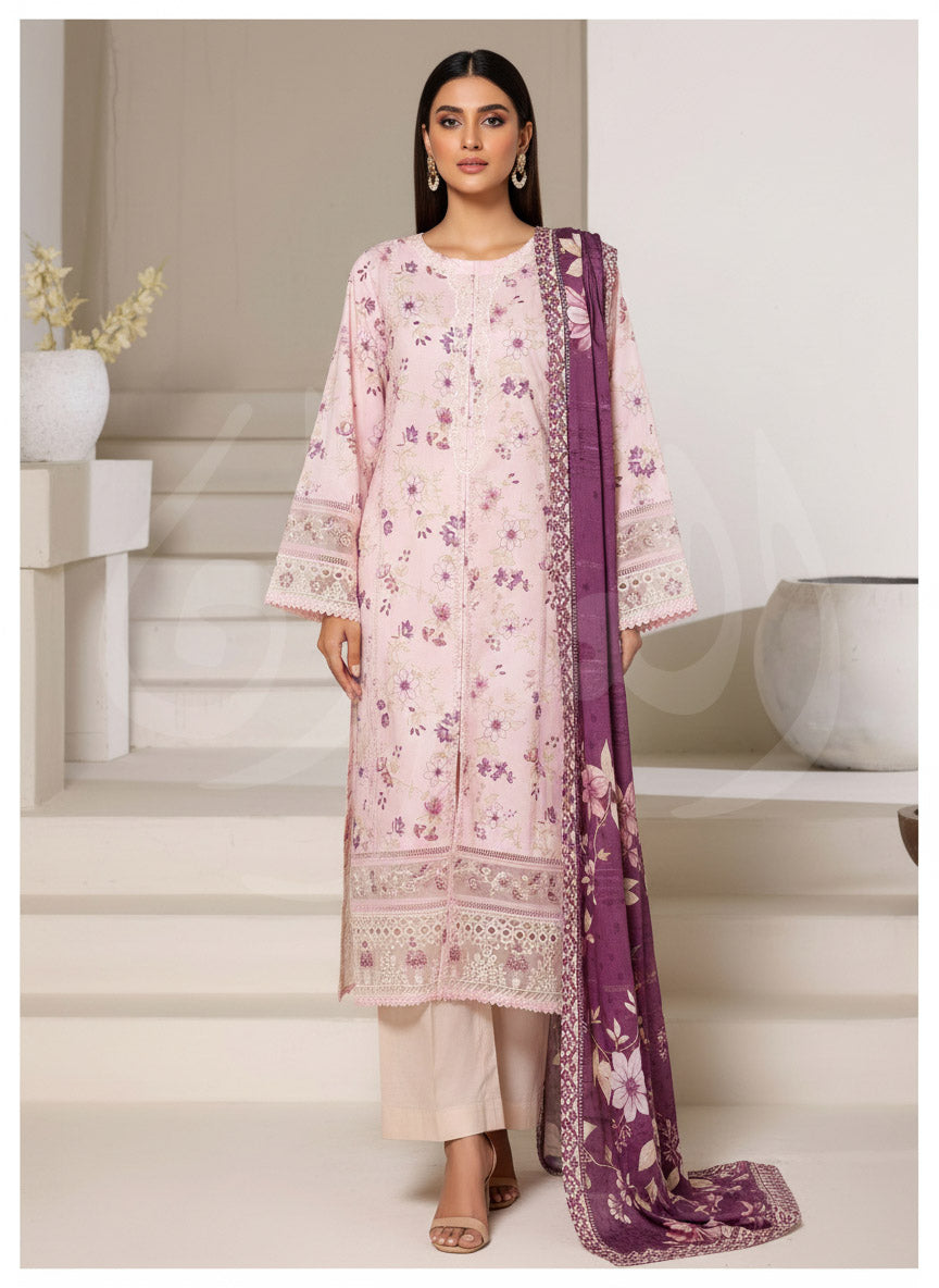 S'Pret - Emb Lawn 643 Plum