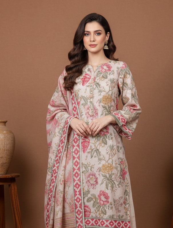 Crushed - SB Khaddar with Shimmer