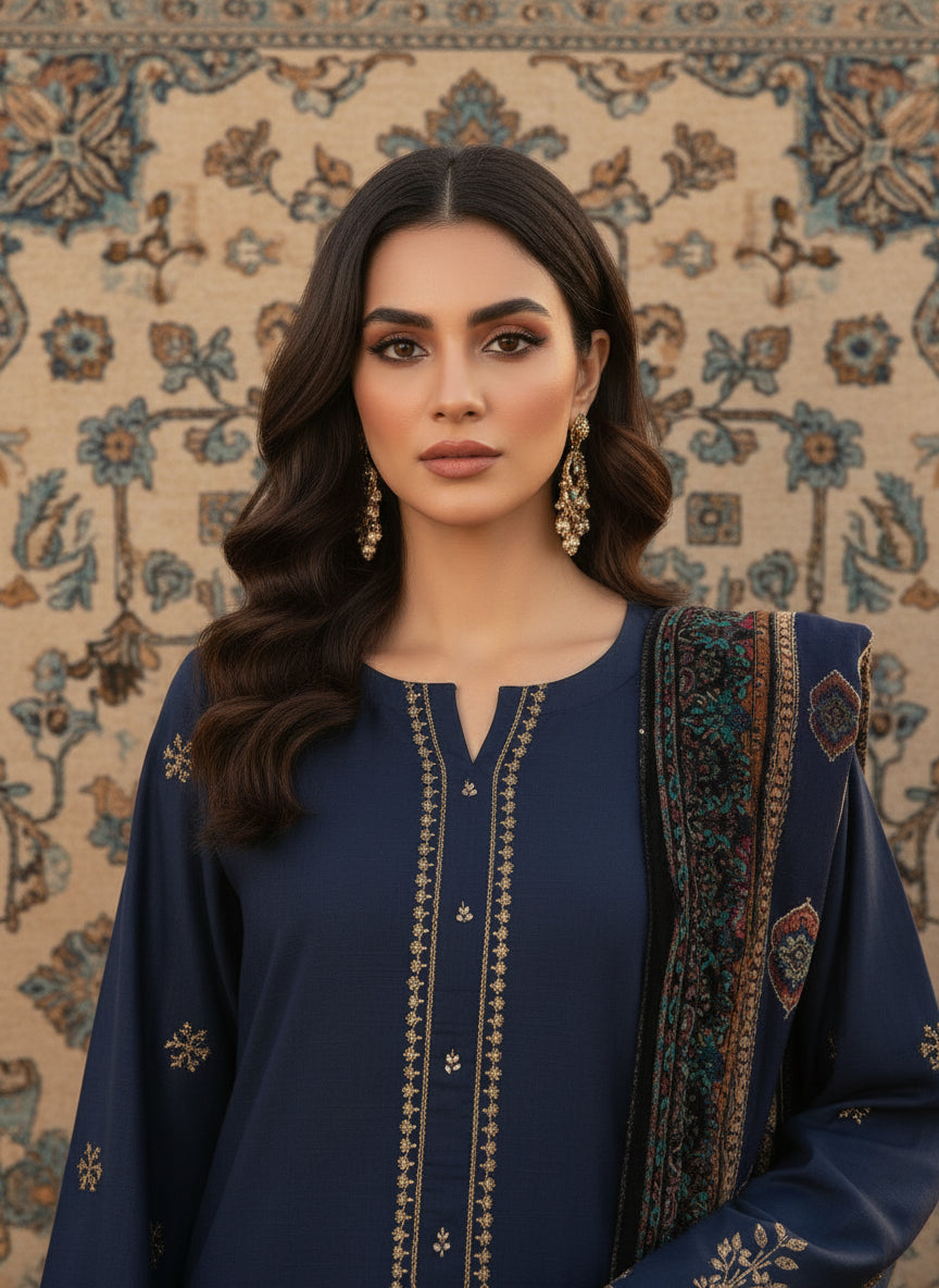 Royal - SB Viscose with palachi shawl