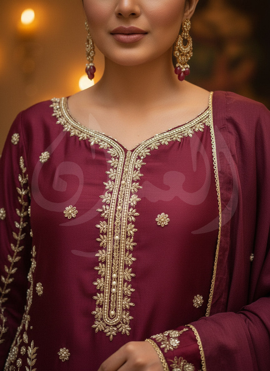 Mystic Mehroon - RR 10 SILK