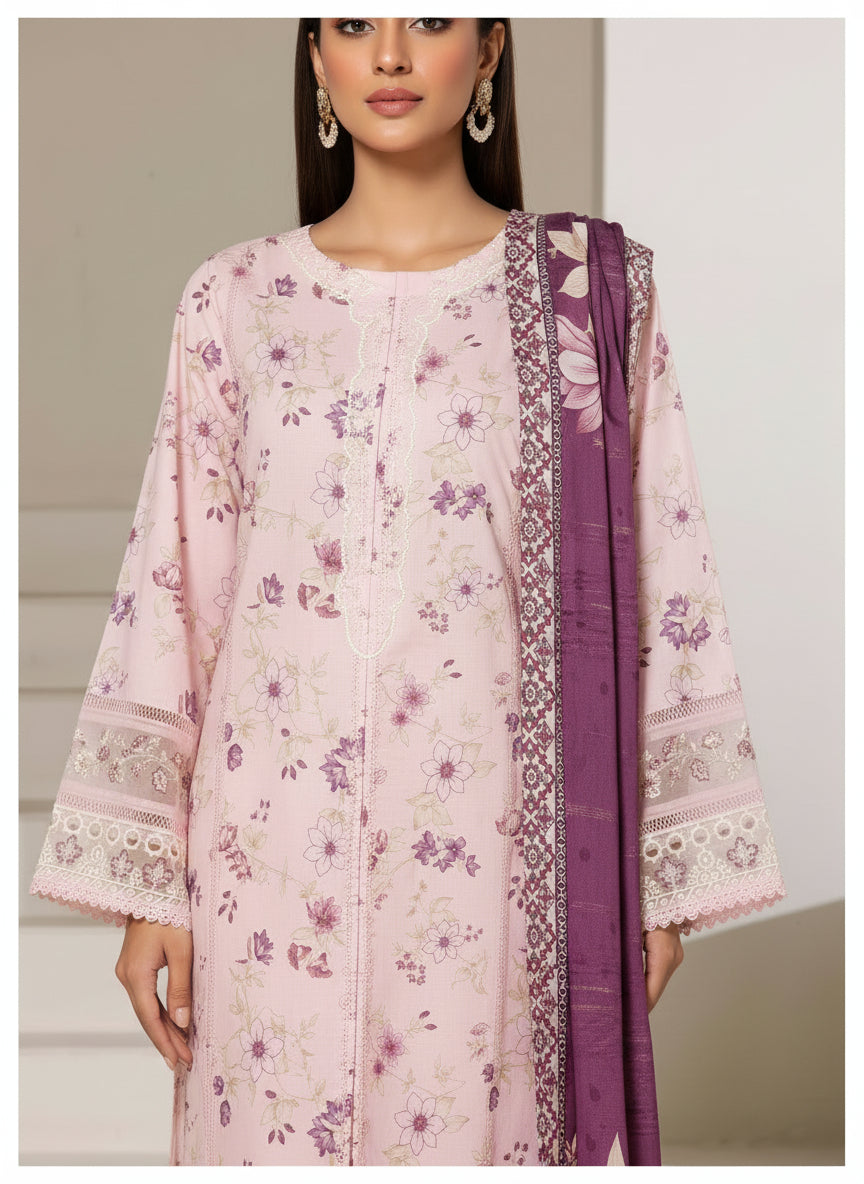 S'Pret - Emb Lawn 643 Plum