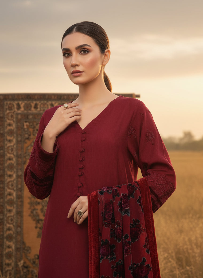 Elegance - SB Viscose with palachi shawl