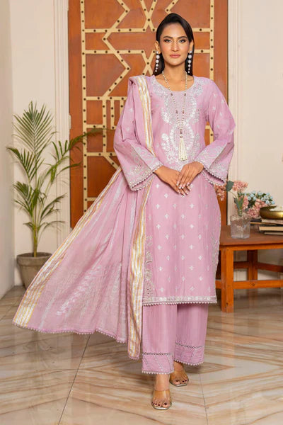 AR 3670 | 3 Piece Lavender Doria Suit