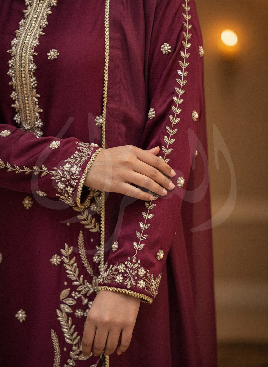 Mystic Mehroon - RR 10 SILK