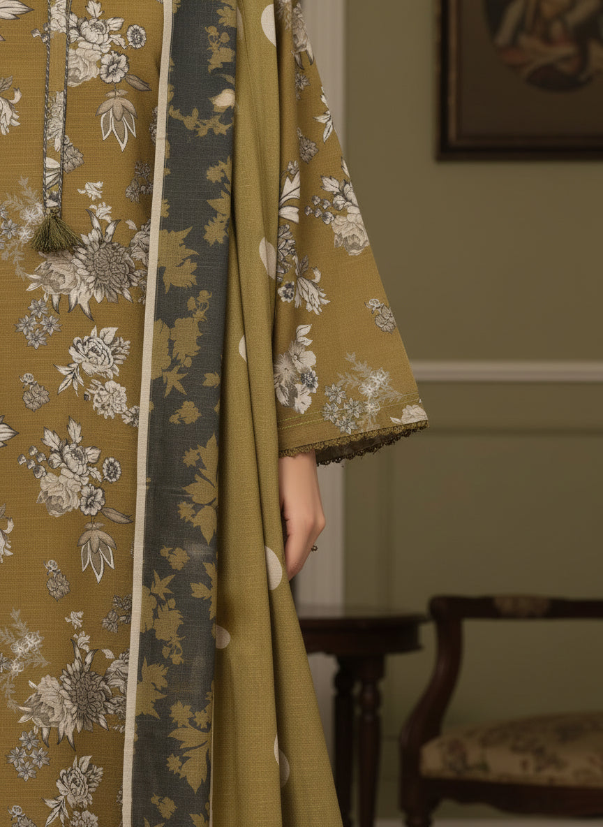 Zaitoon - Printed Khaddar