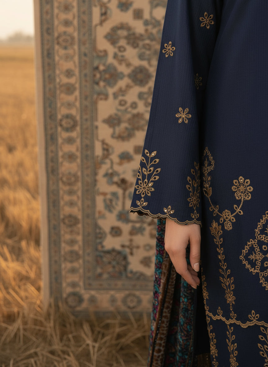 Royal - SB Viscose with palachi shawl