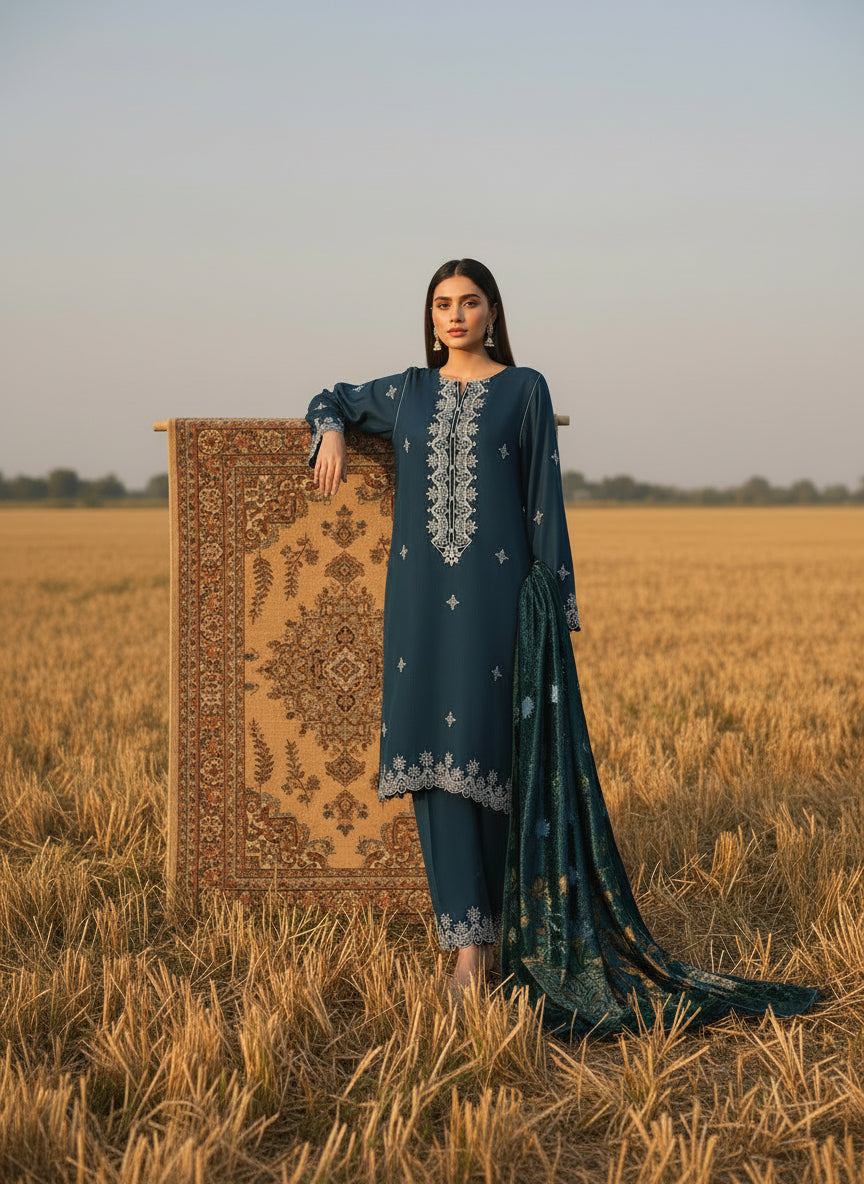 Veil - SB Viscose with palachi shawl