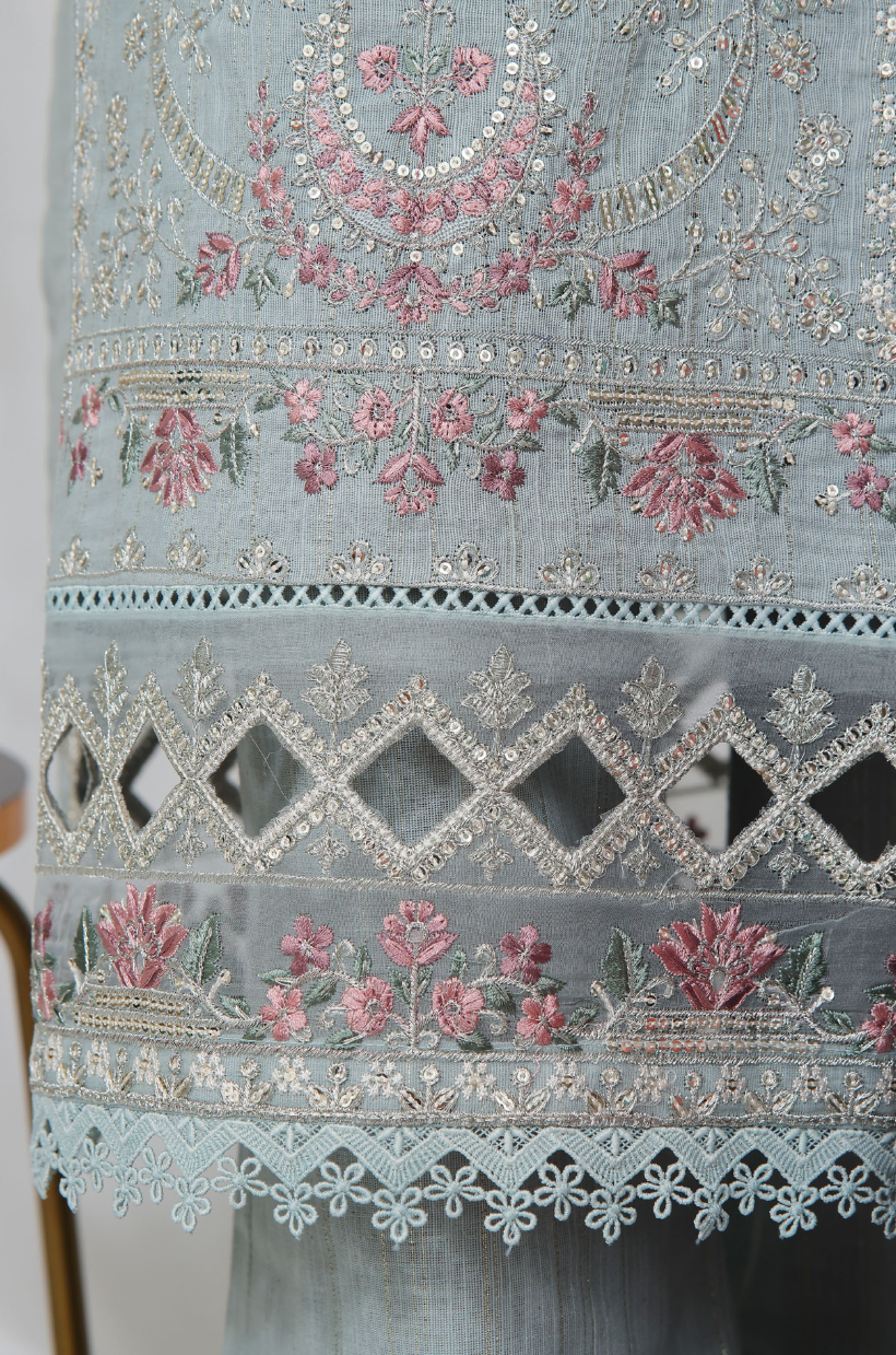 SB Luxury Embroidered Khaddar D-3398