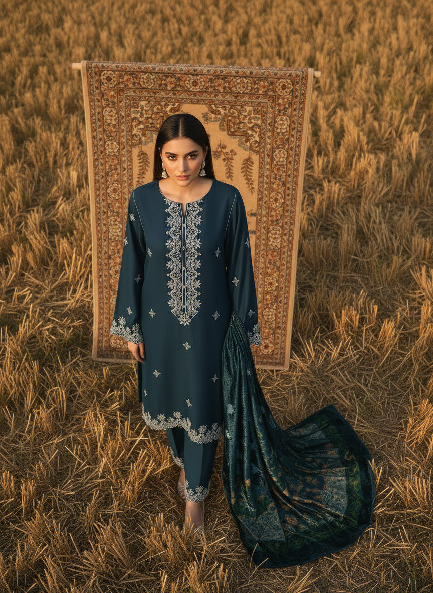 Veil - SB Viscose with palachi shawl