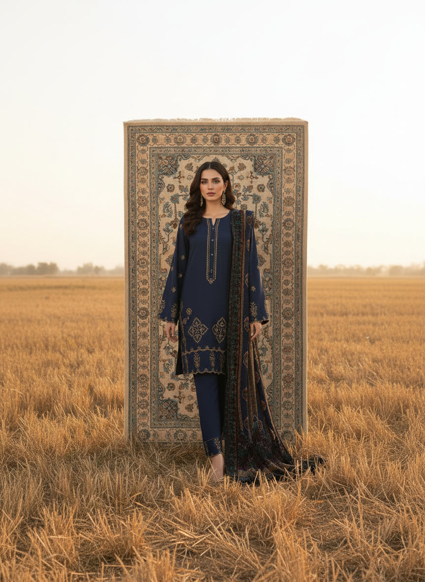 Royal - SB Viscose with palachi shawl