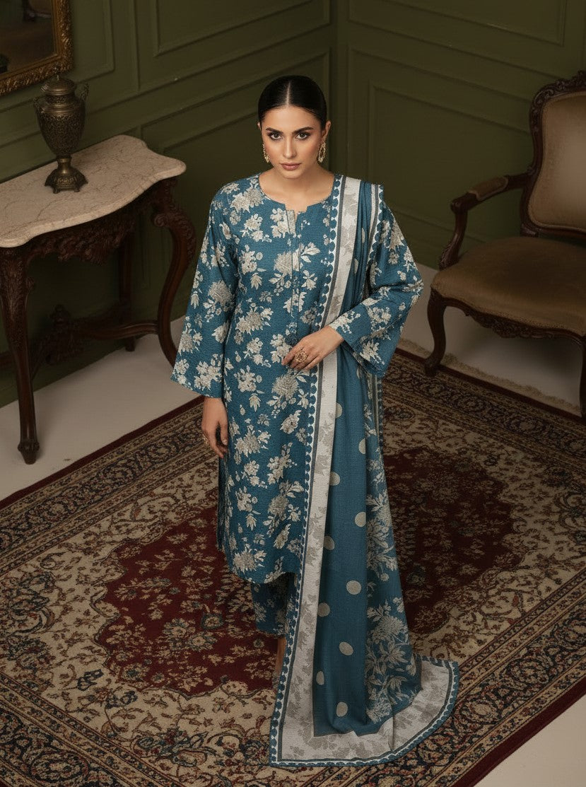 Frost bite - Printed Khaddar