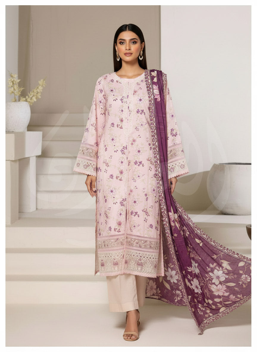 S'Pret - Emb Lawn 643 Plum