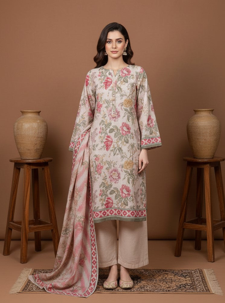 Crushed - SB Khaddar with Shimmer