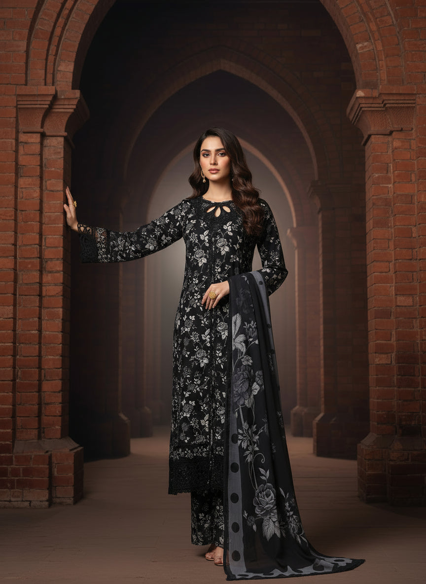 Black Viola - Sadabahar Viscose