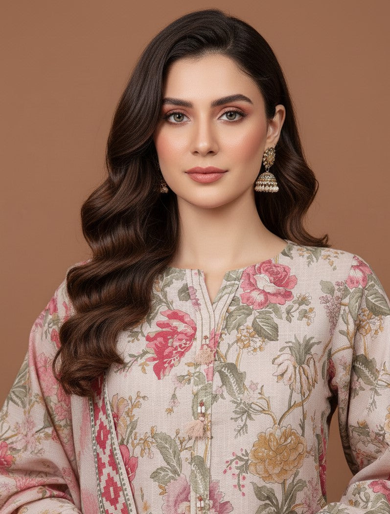 Crushed - SB Khaddar with Shimmer