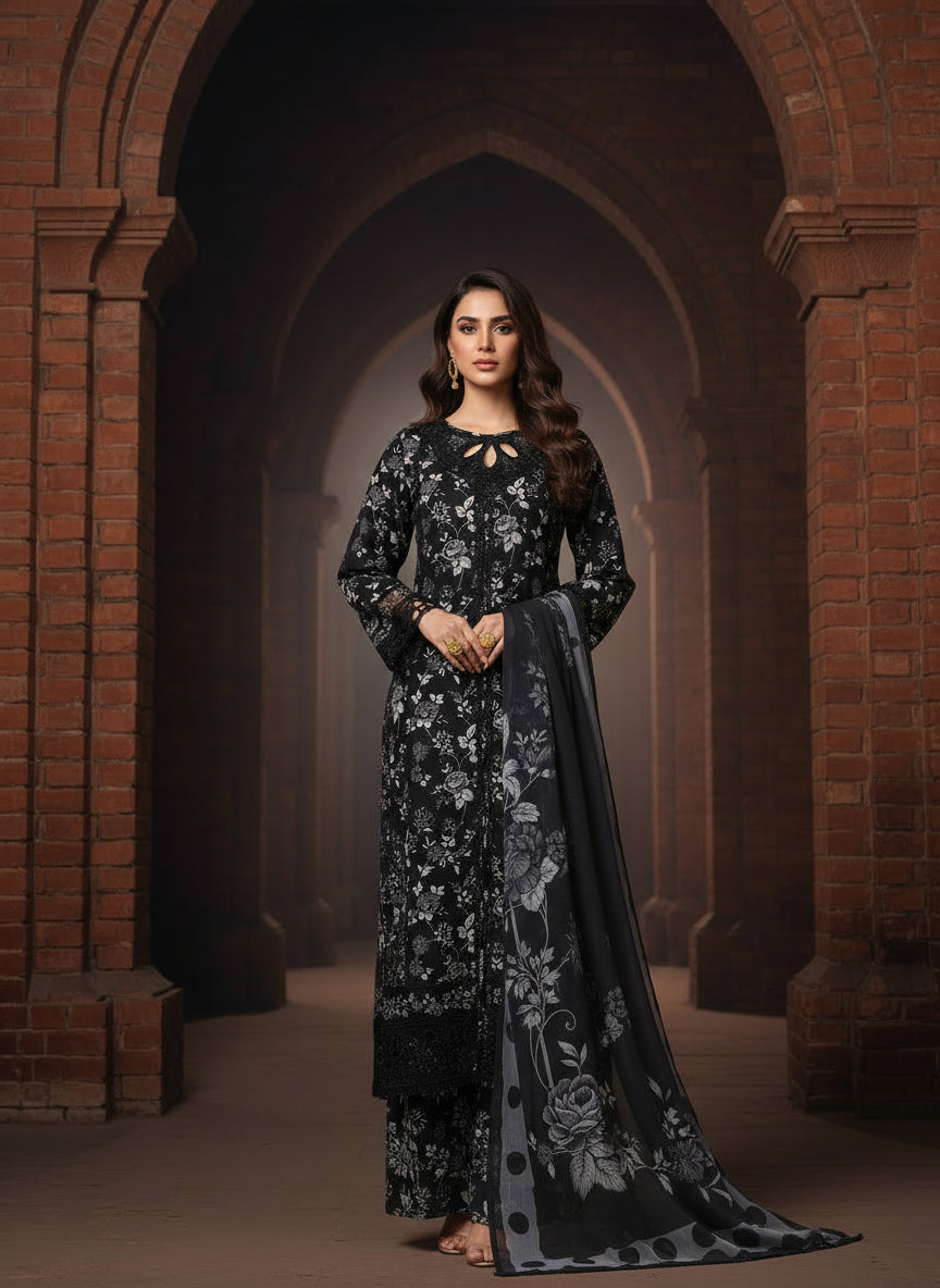 Black Viola - Sadabahar Viscose