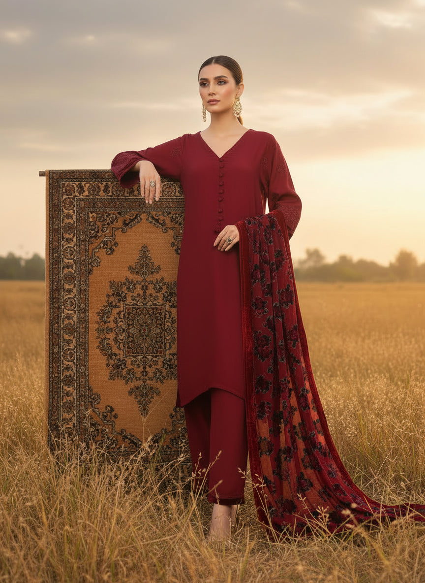 Elegance - SB Viscose with palachi shawl