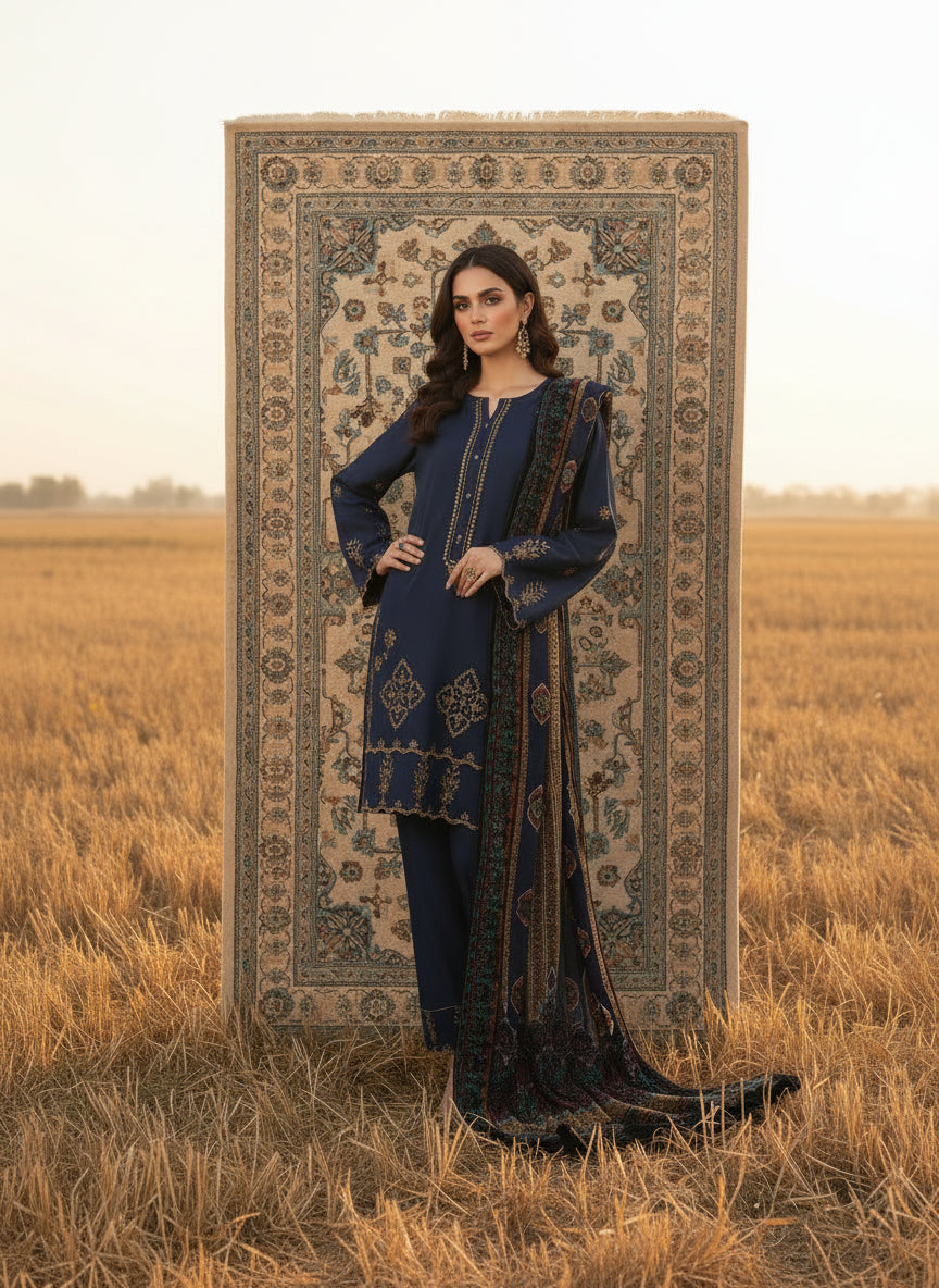 Royal - SB Viscose with palachi shawl