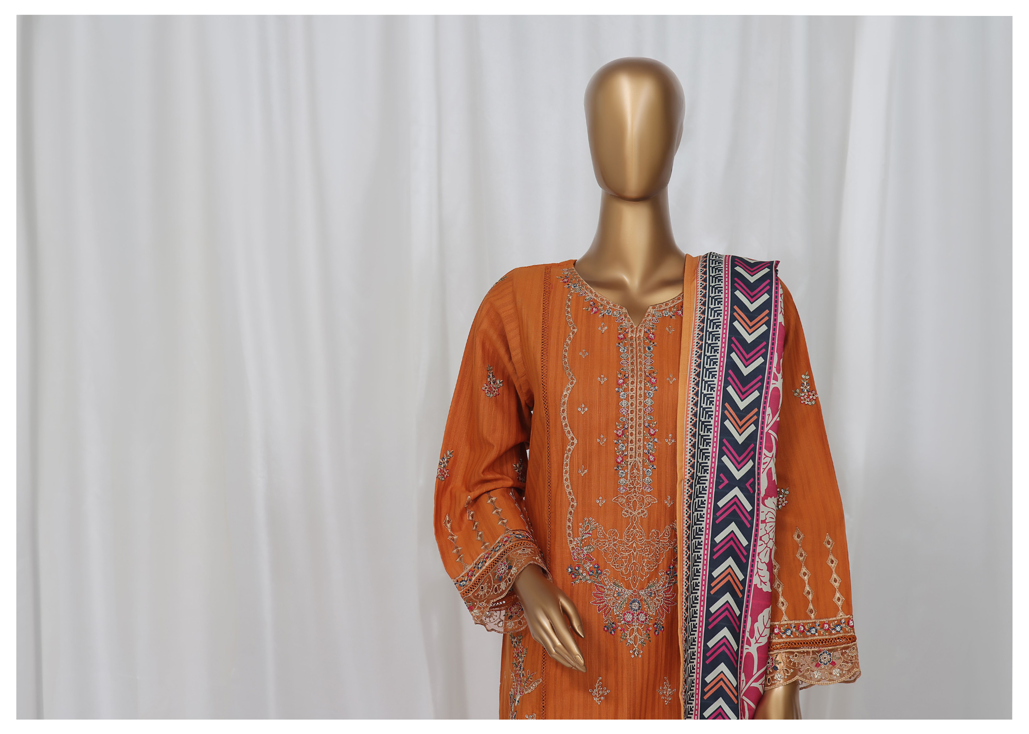 SB Luxury Embroidered Khaddar D-3399