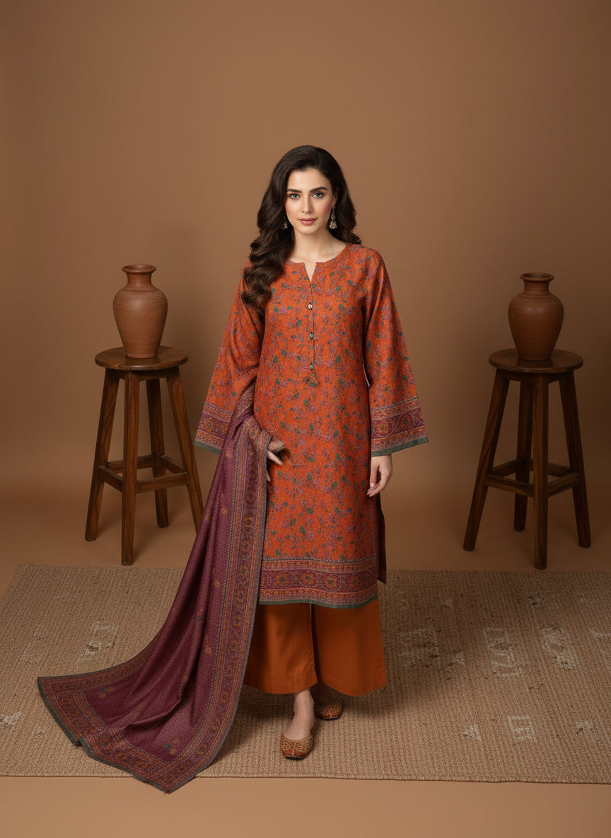 Autumn - SB Khaddar with Shimmer