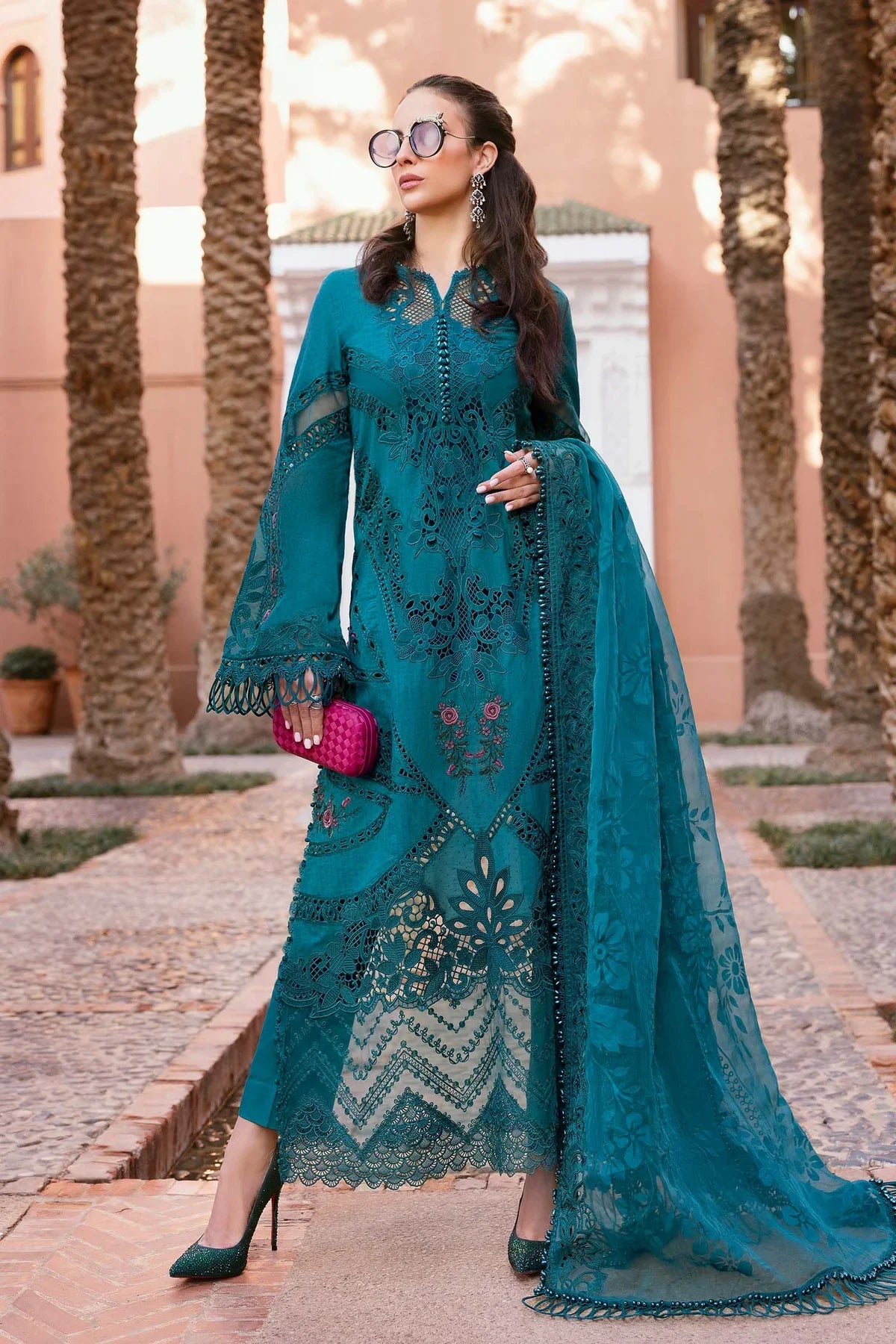 Maria B. Embroidered | Al-1058 Zinc