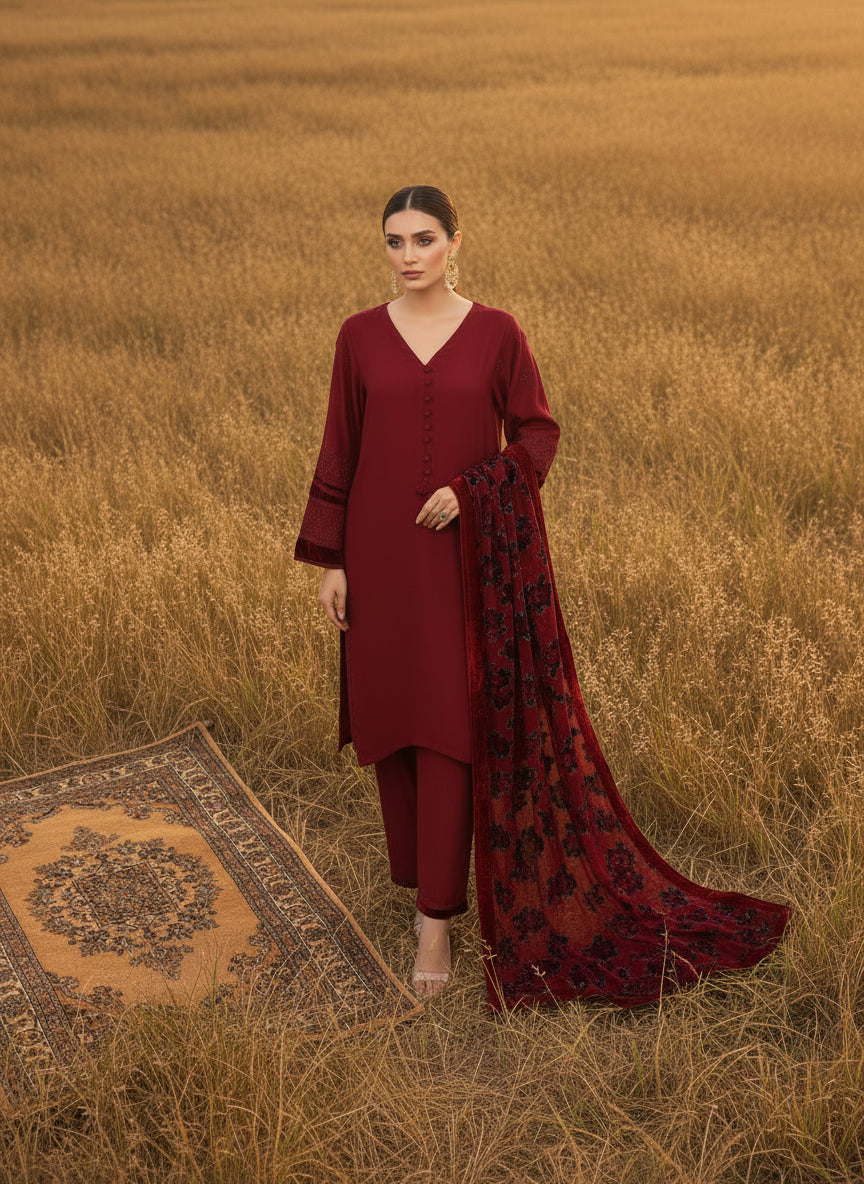 Elegance - SB Viscose with palachi shawl