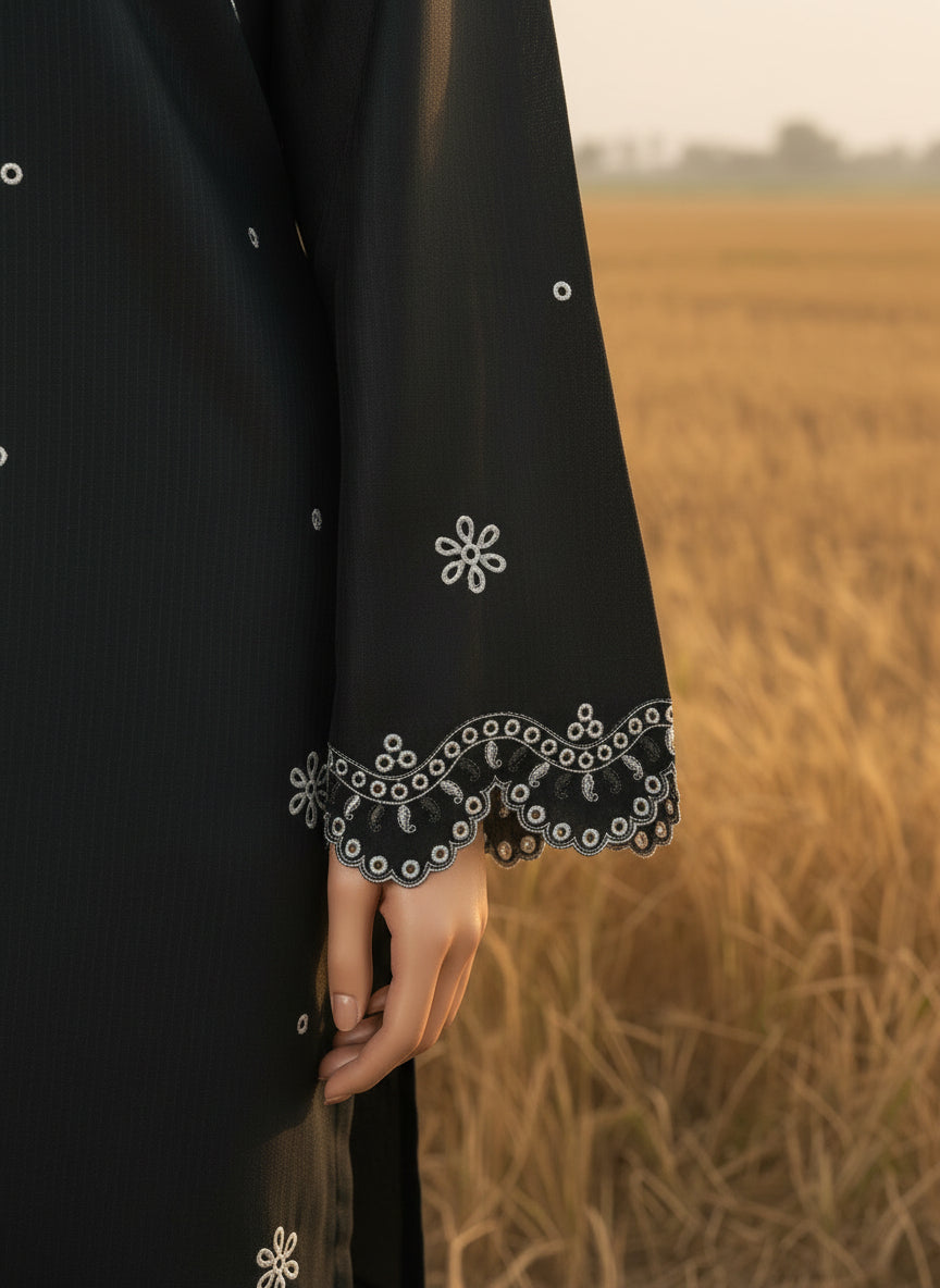 Midnight - SB Viscose with palachi shawl