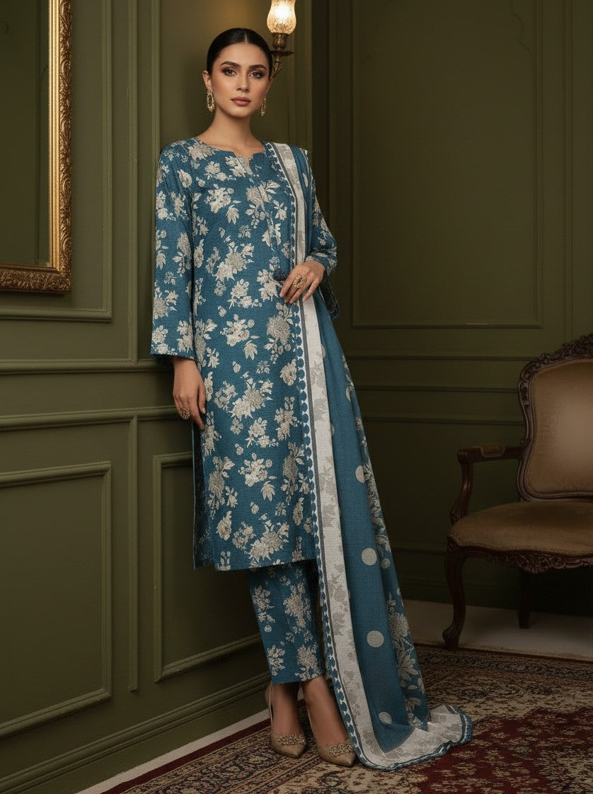 Frost bite - Printed Khaddar