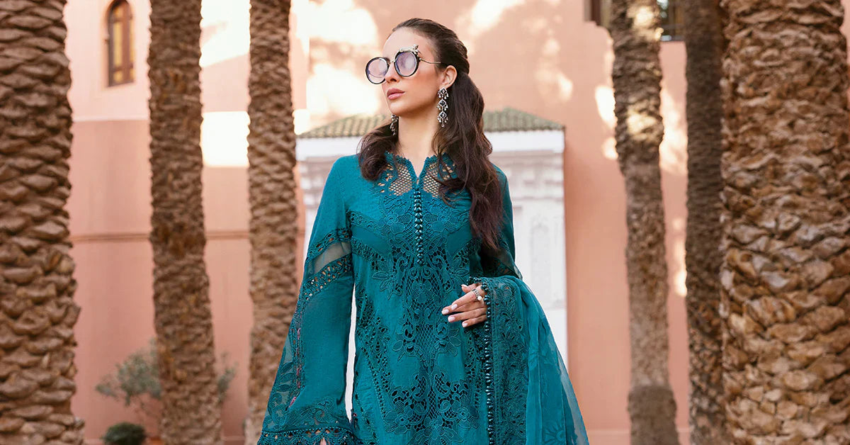 Maria B. Embroidered | Al-1058 Zinc