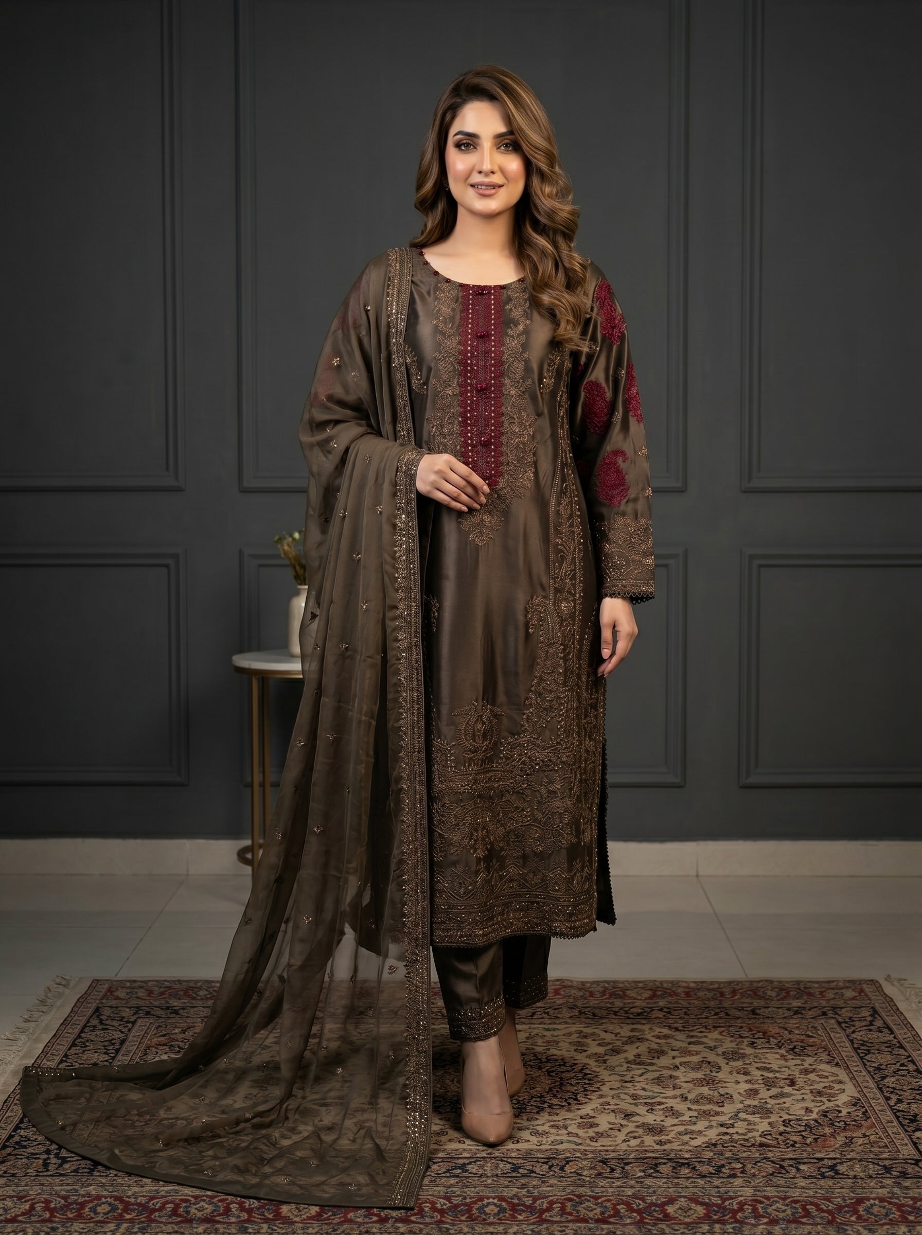 Sherrys Silk - Bronze Sienna