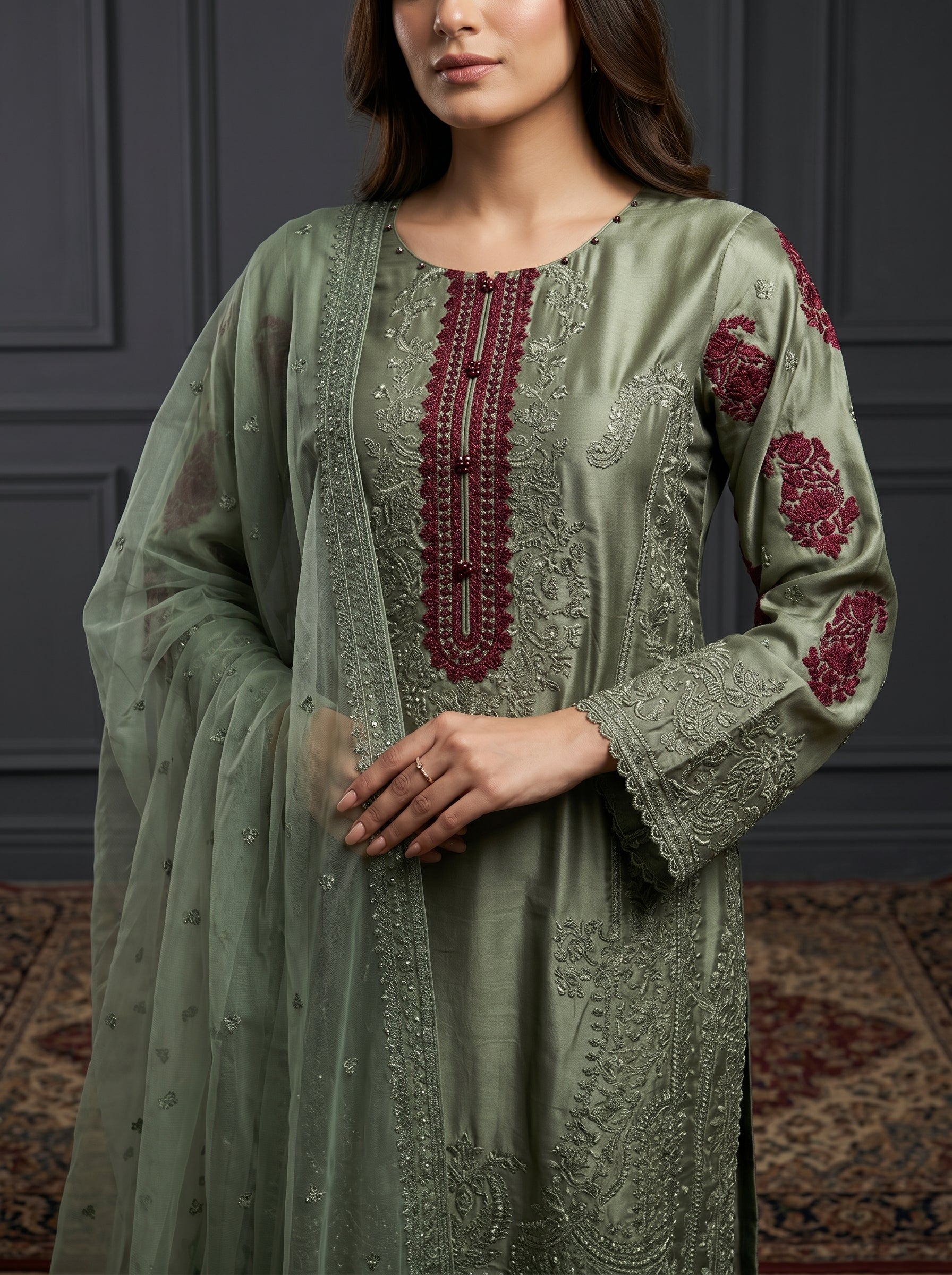 Sherry Silk - Olive Opulence