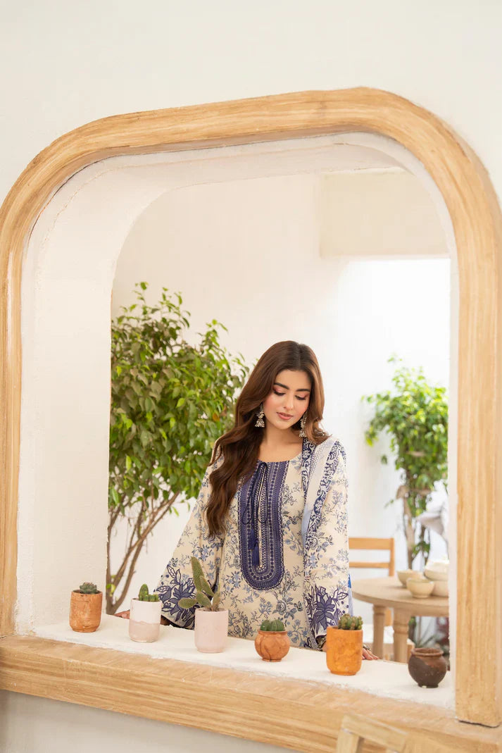 Karma Aaina Vol-2 1496 Almond Blue