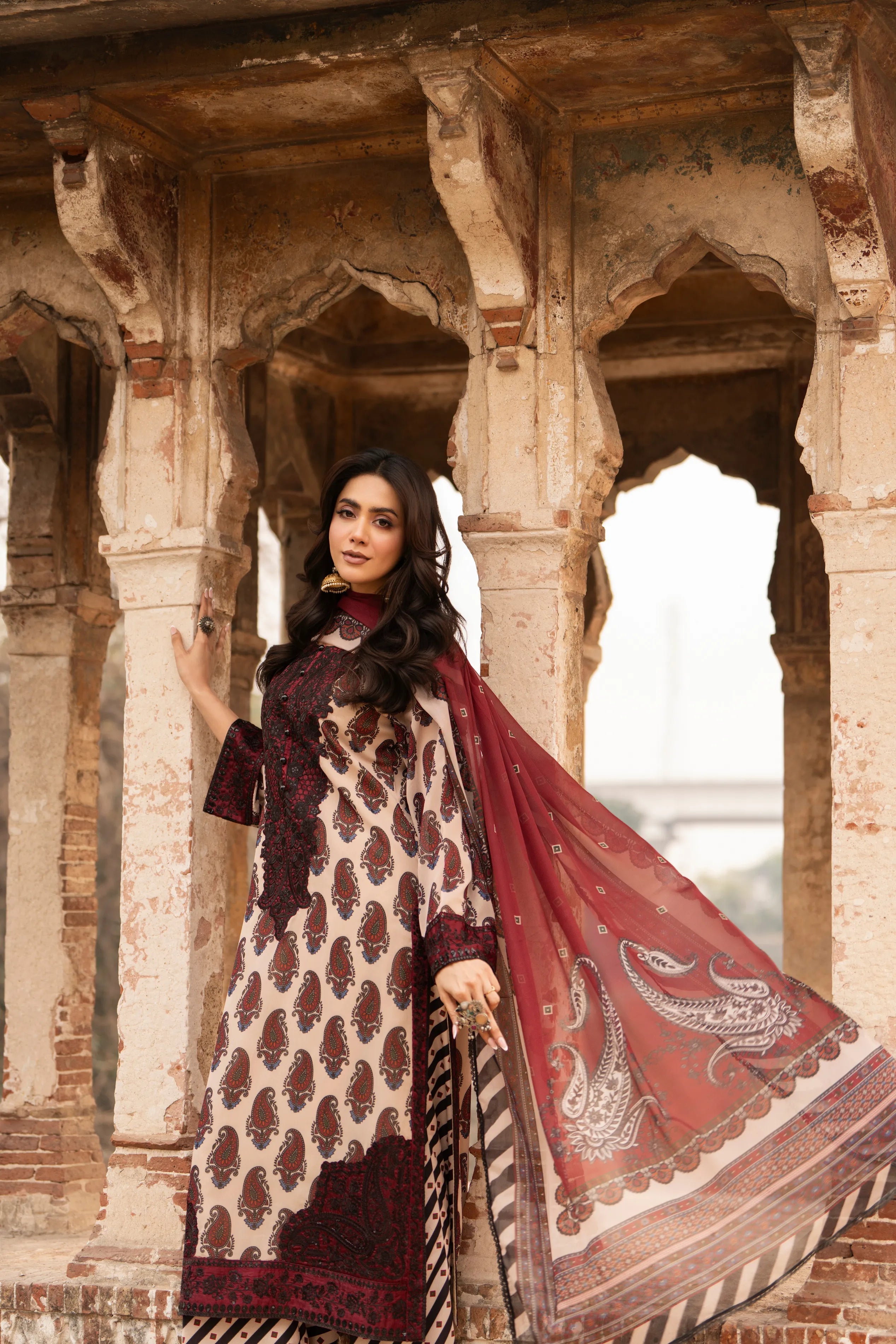 Karma-Aura- Wine Maroon F-516