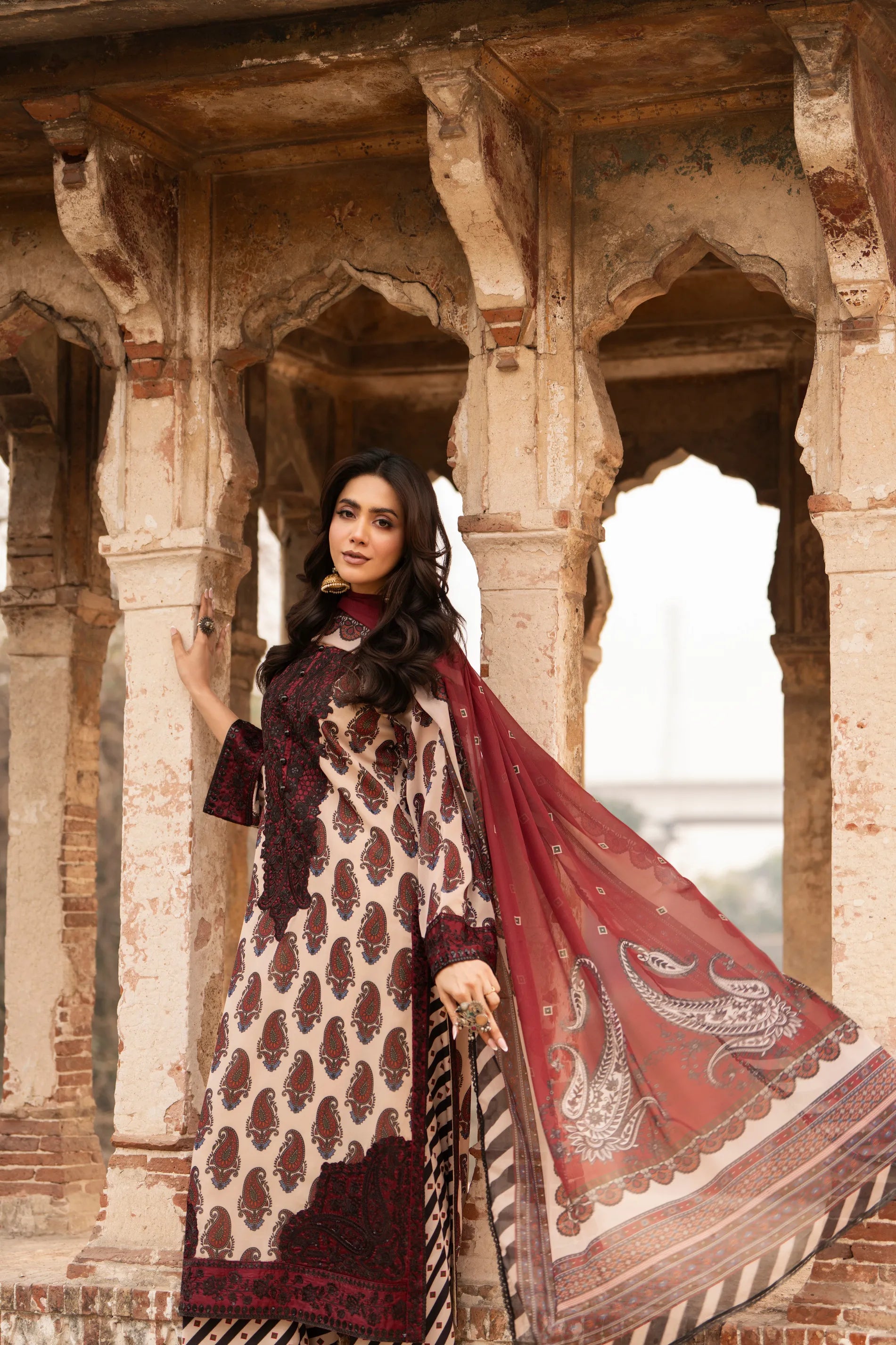 Karma-Aura- Wine Maroon F-516