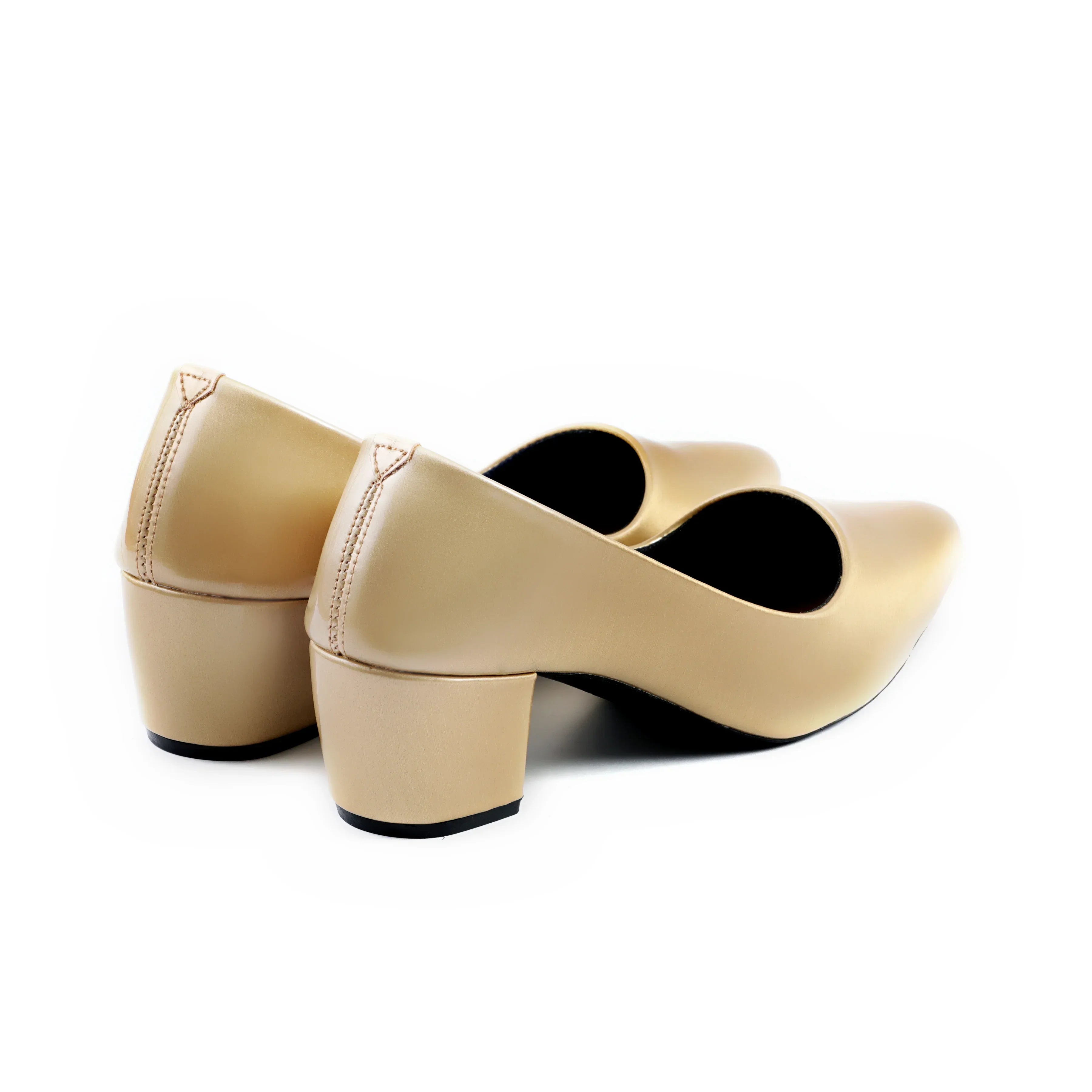 Berlin Heeled Pumps Gold