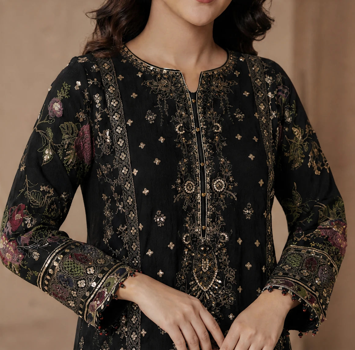 Asraar - 3-Piece Chiffon Festive Edit
