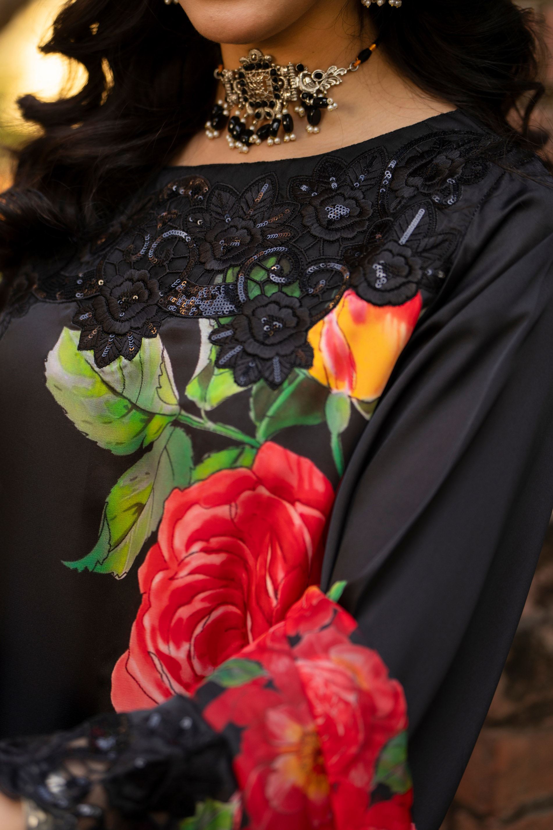 Karma Eliana - F-503 Flora Black