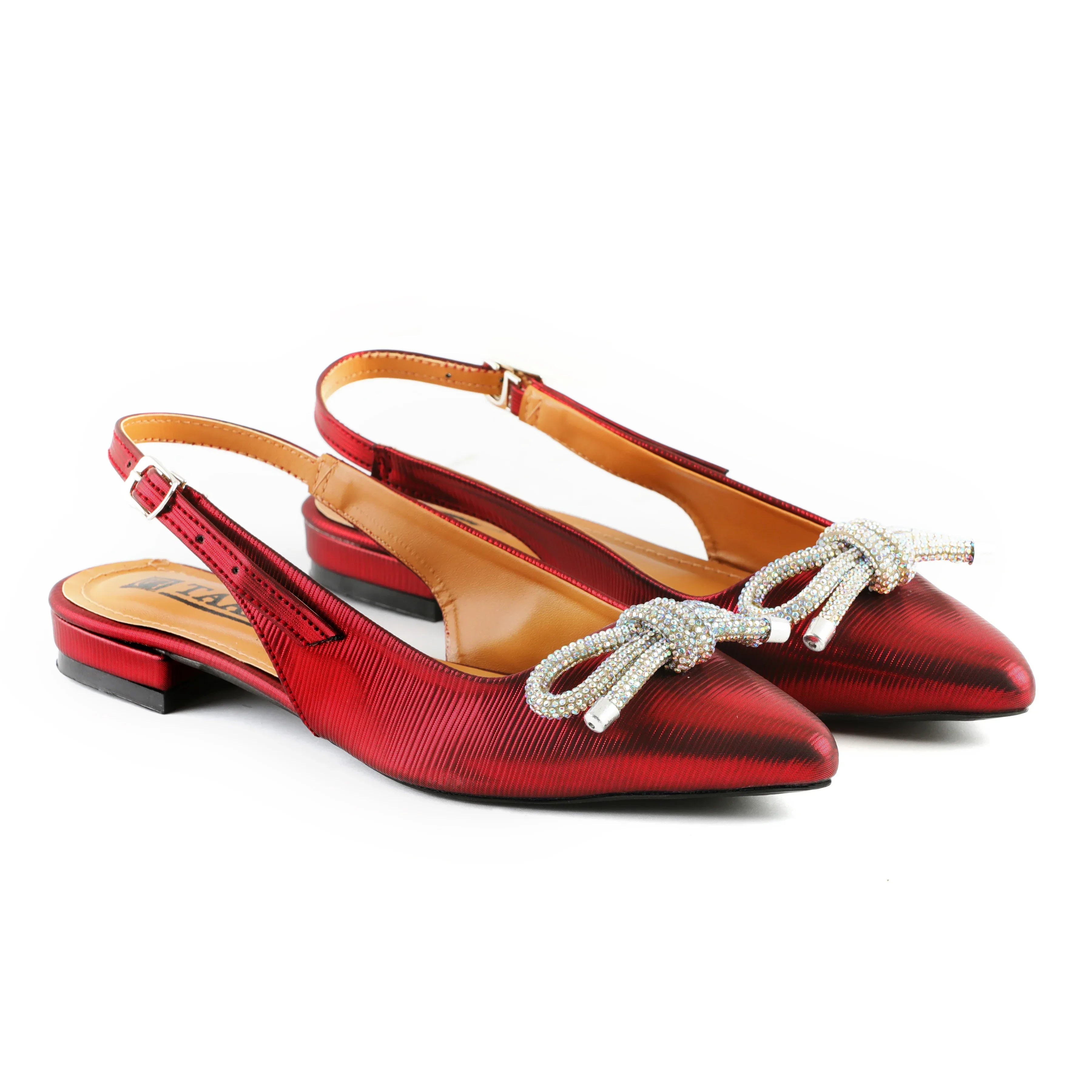 Elora Maroon Women Pumps