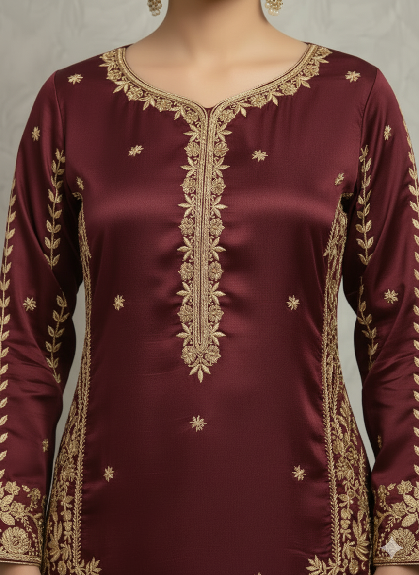Mystic Mehroon -RR 10 SILK