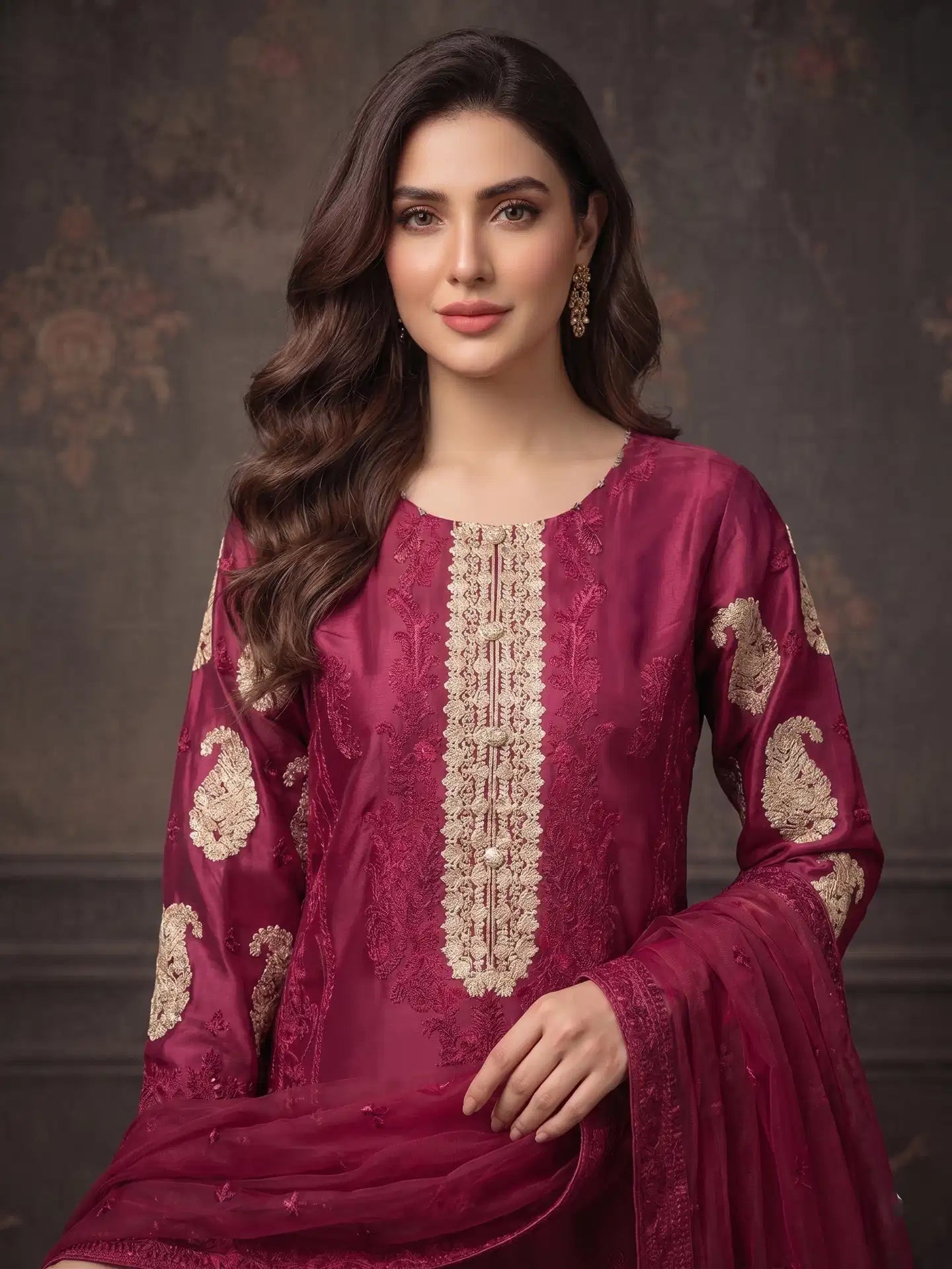 Sherrys Silk - Crimson Luxe
